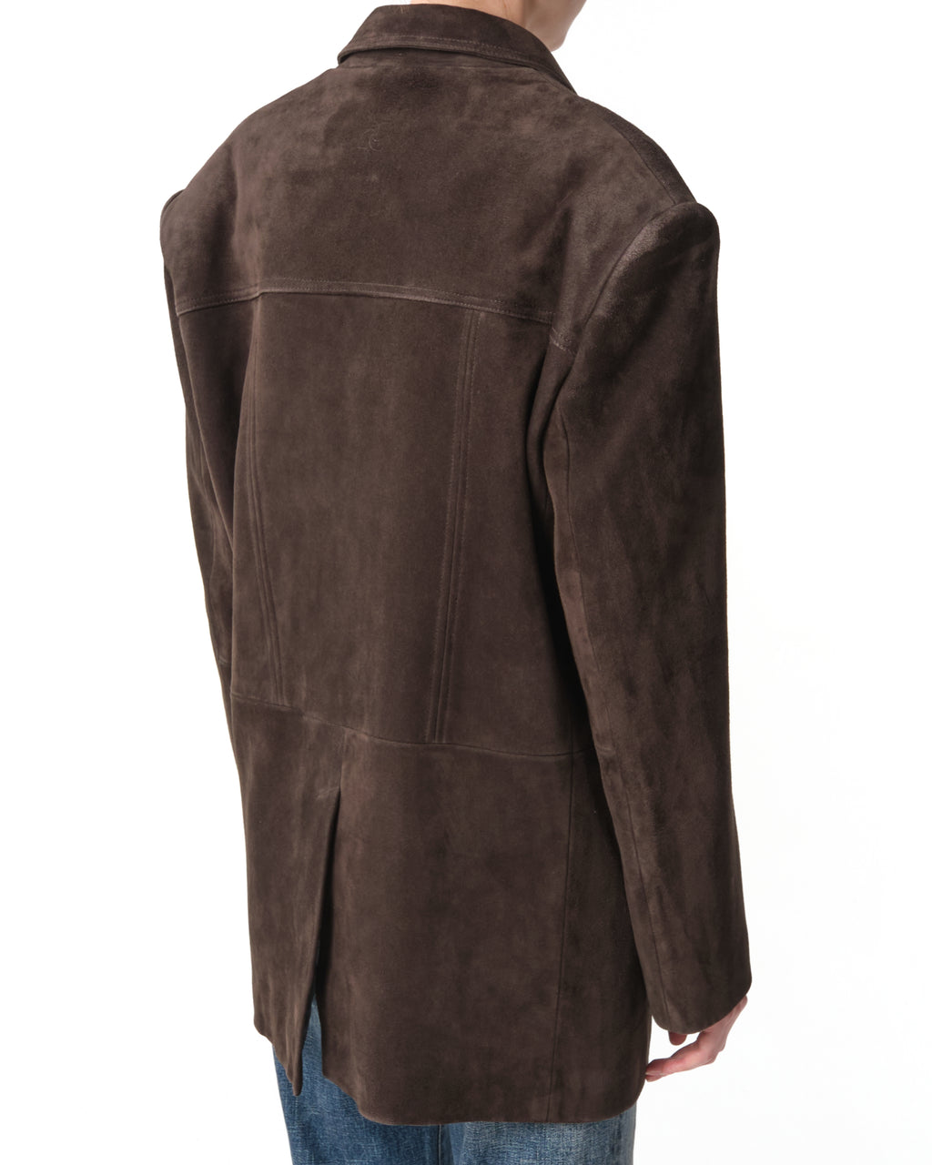 Oversized Suede Leather Jacket