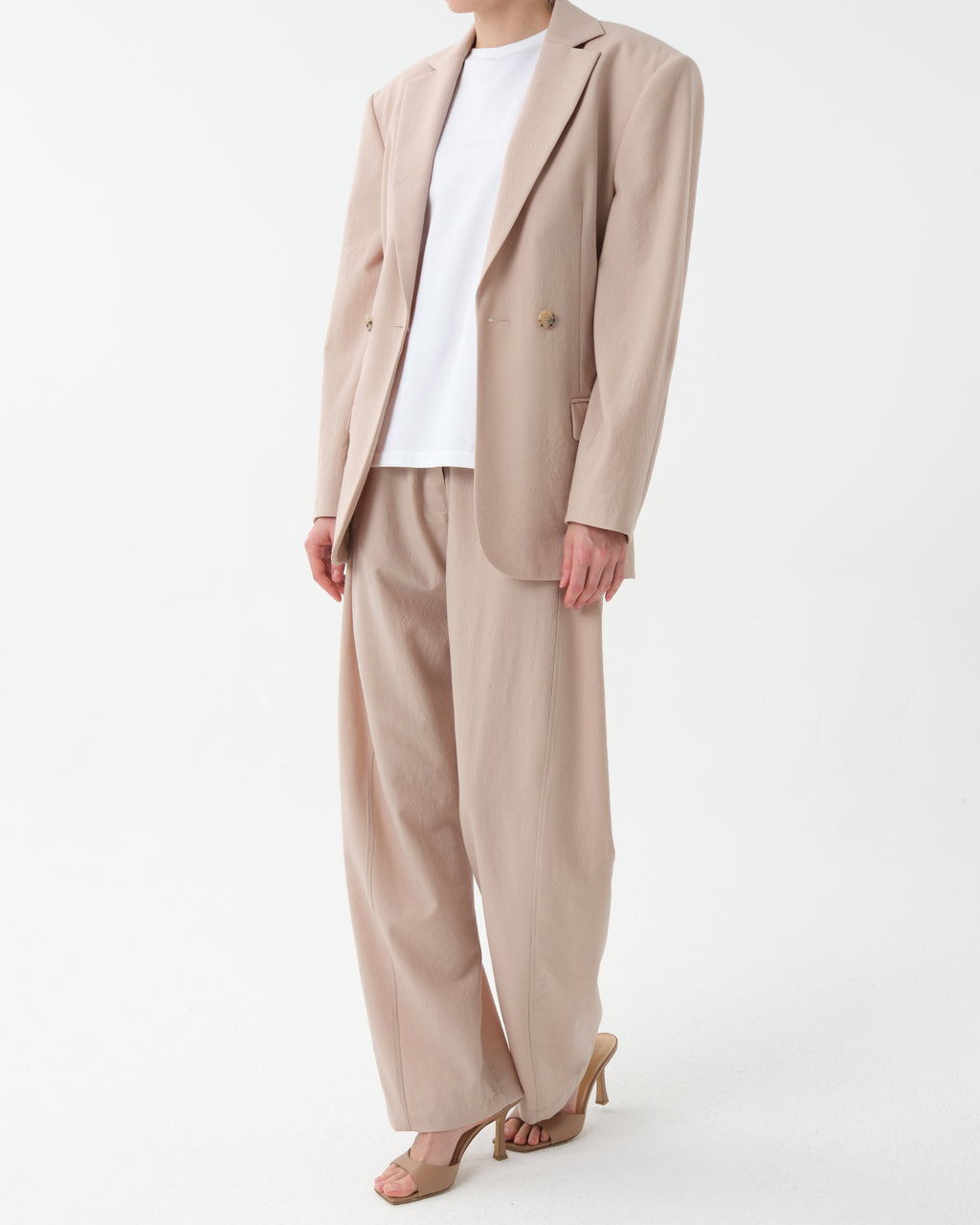 Wool Crossover Blazer