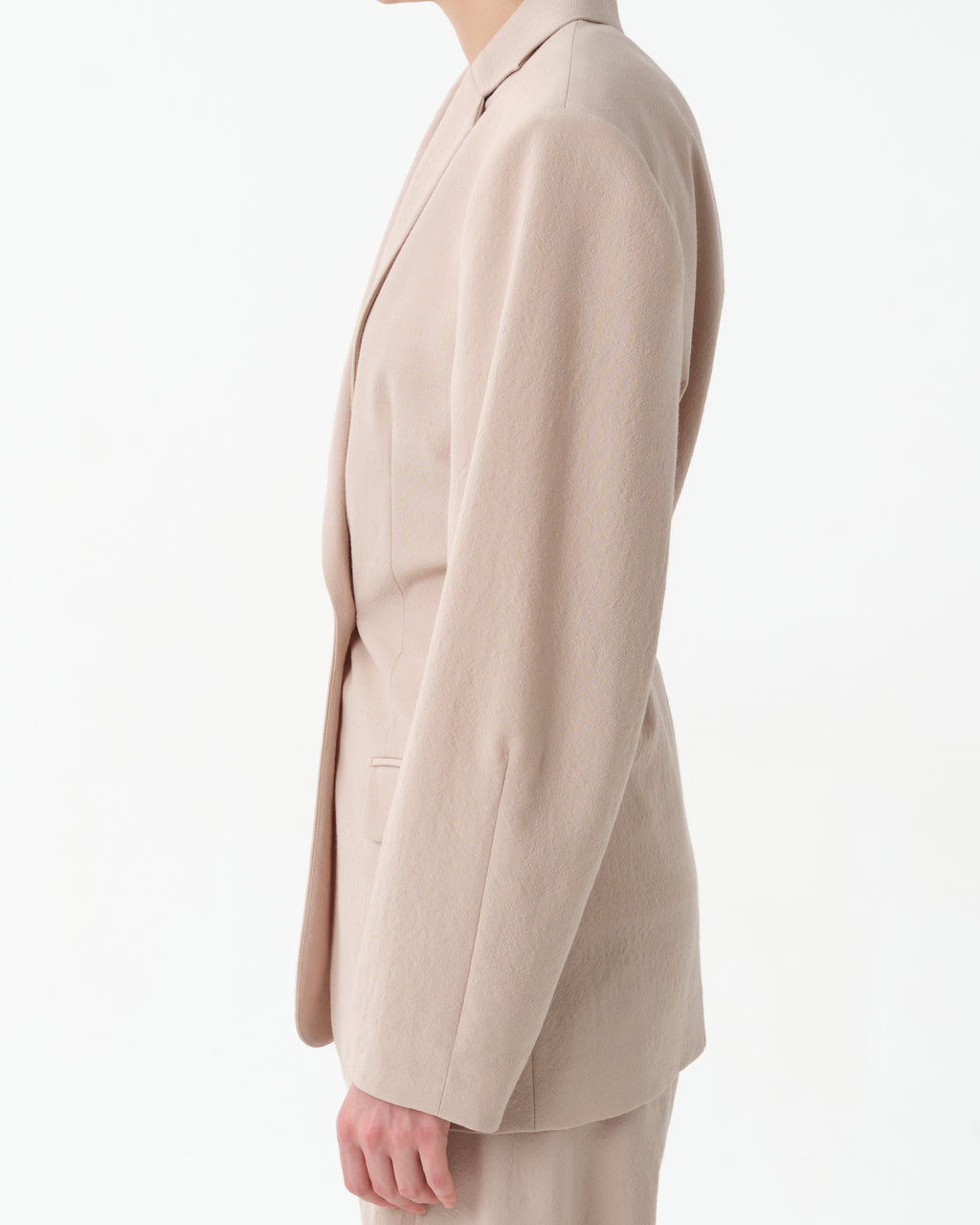 Wool Crossover Blazer