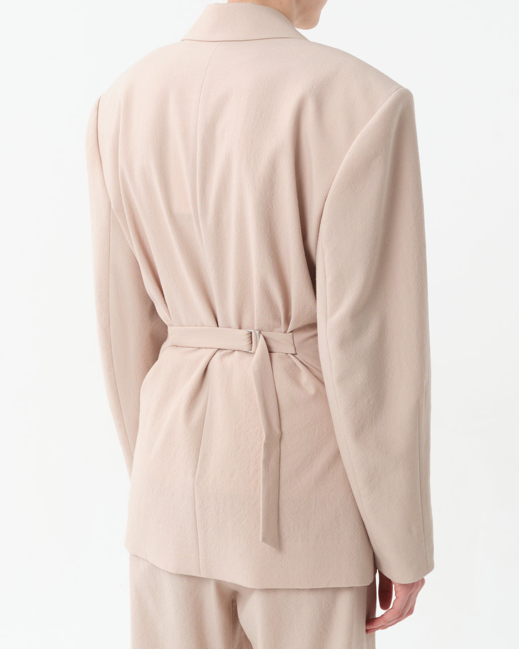 Wool Crossover Blazer
