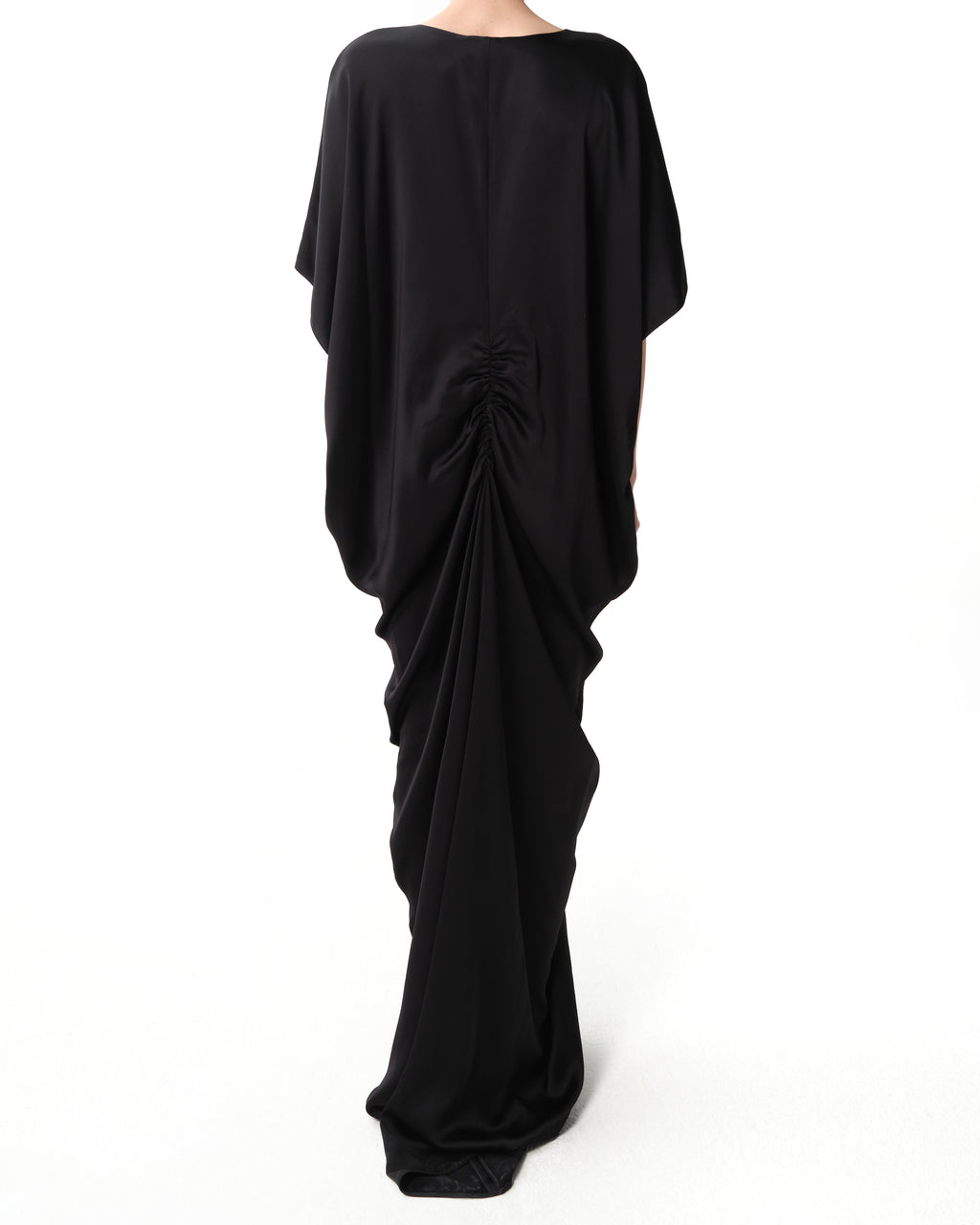 Crepe Satin Kaftan Dress