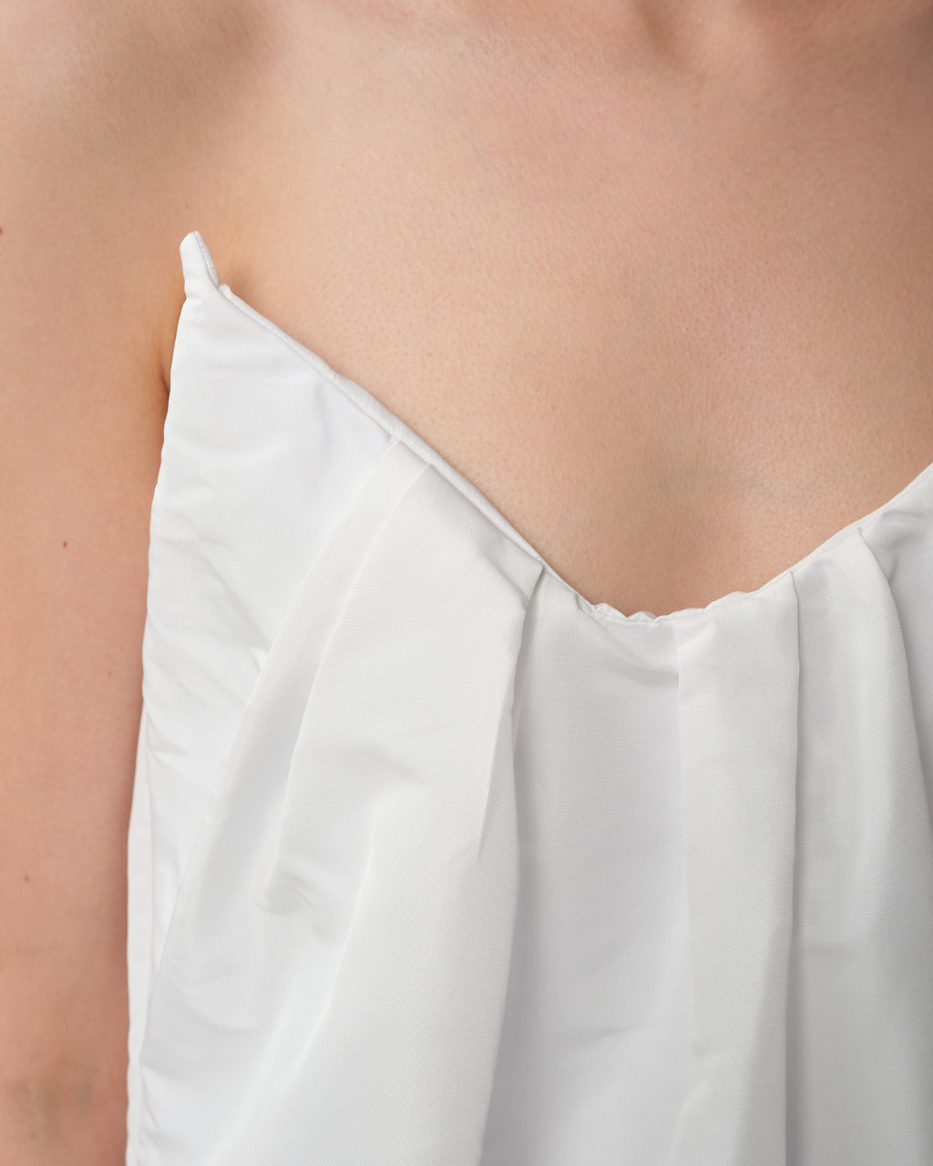 Draped Bustier Maxi Dress