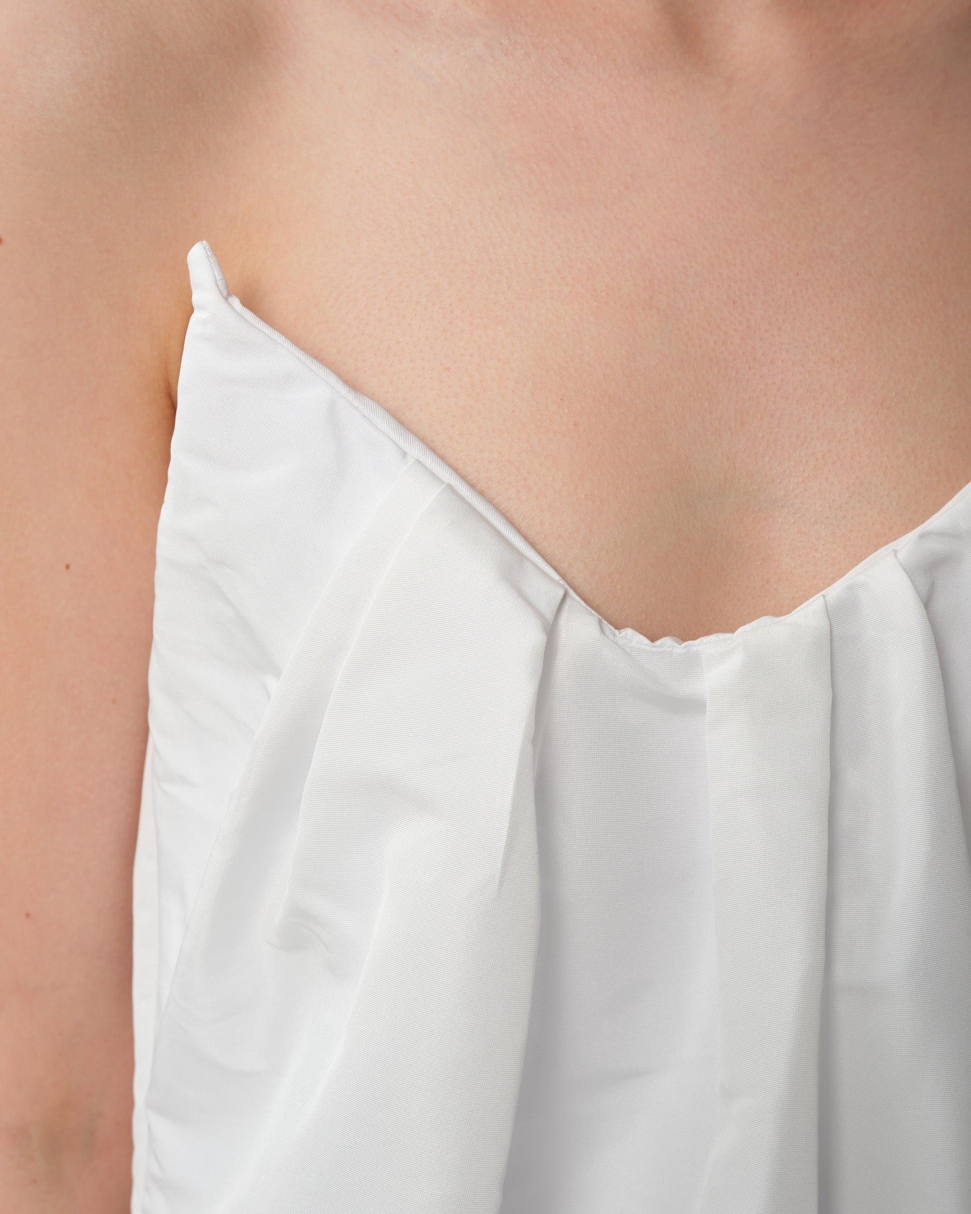 Draped Bustier Maxi Dress