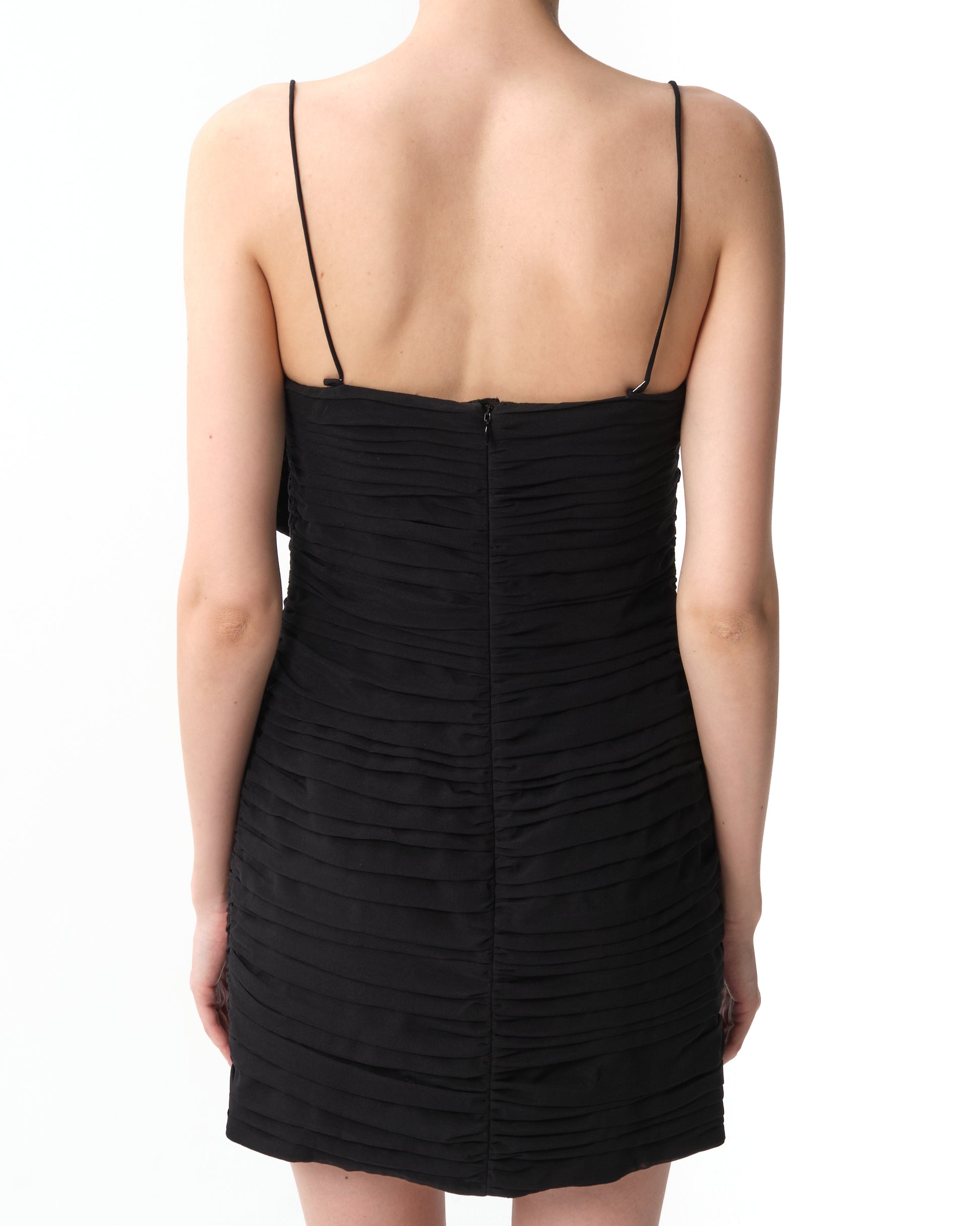 Sculptural Rose Mini Dress