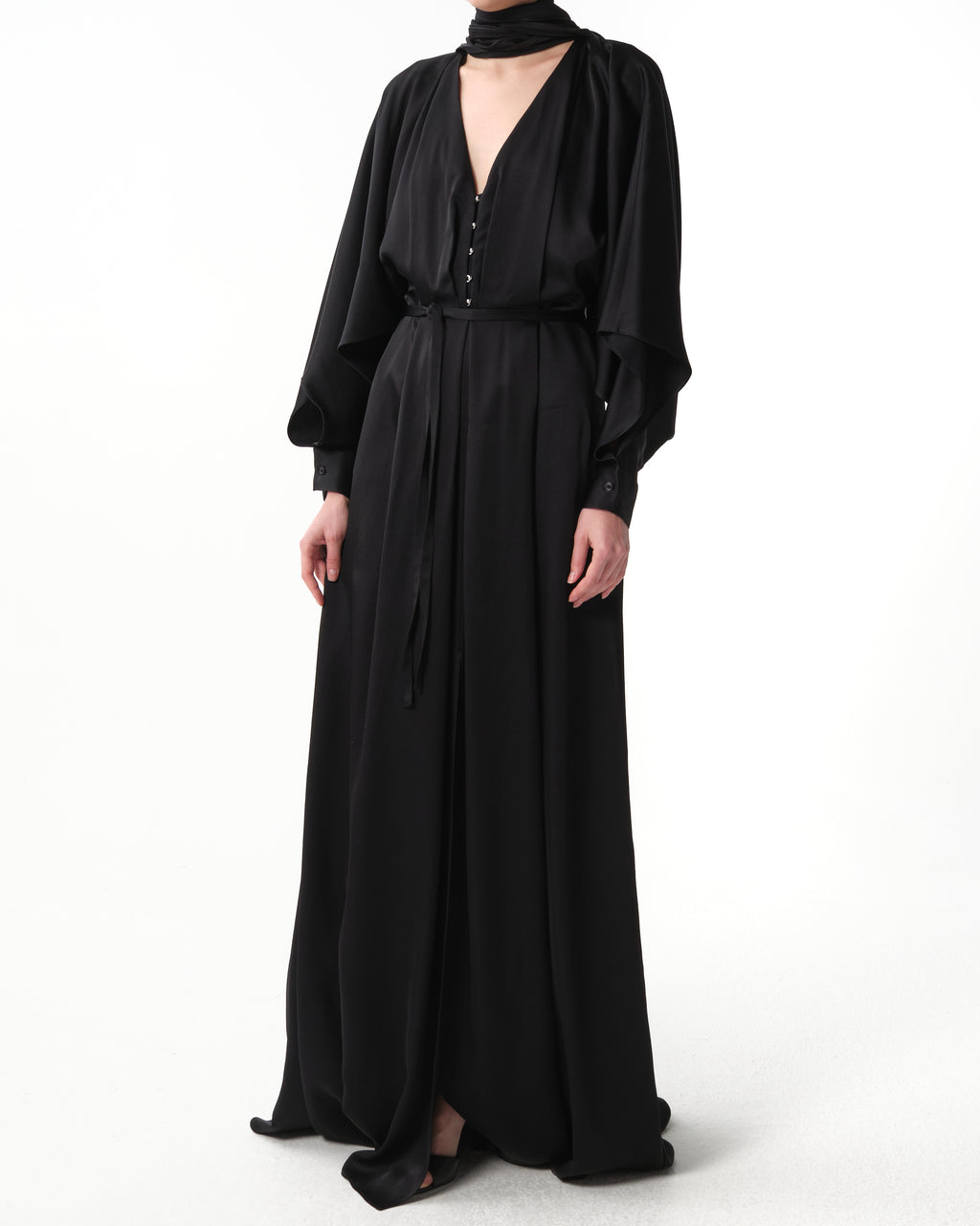 Kimono Draped Dress