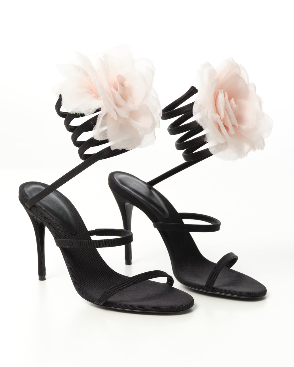 Floral-Appliqué Sandals