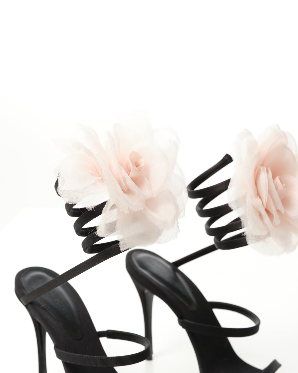 Floral-Appliqué Sandals