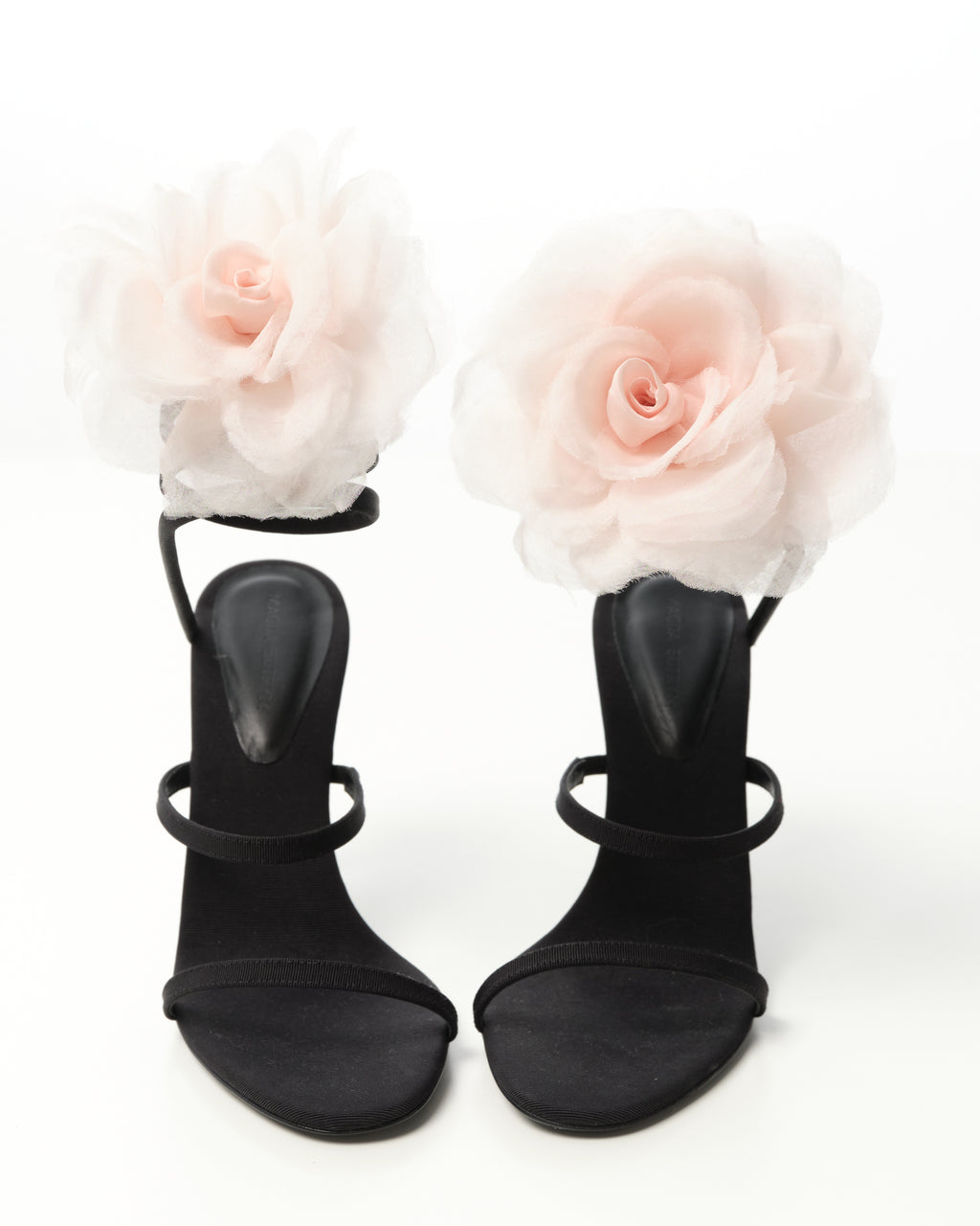 Floral-Appliqué Sandals