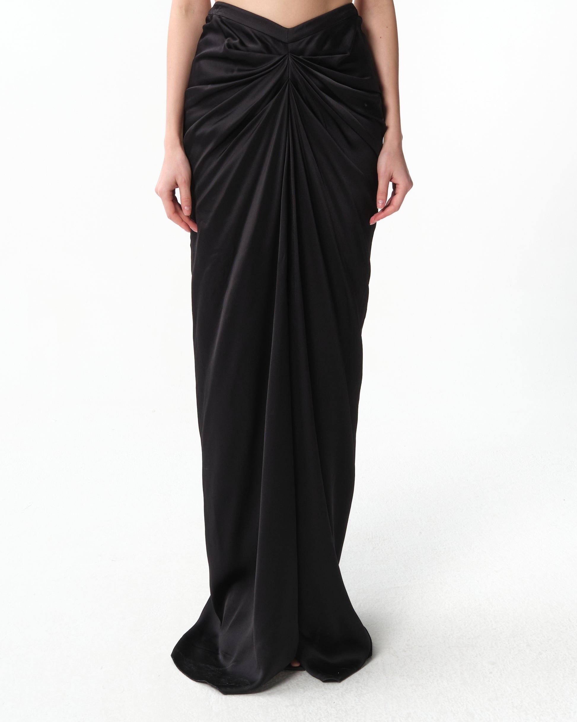 Draped Long Skirt