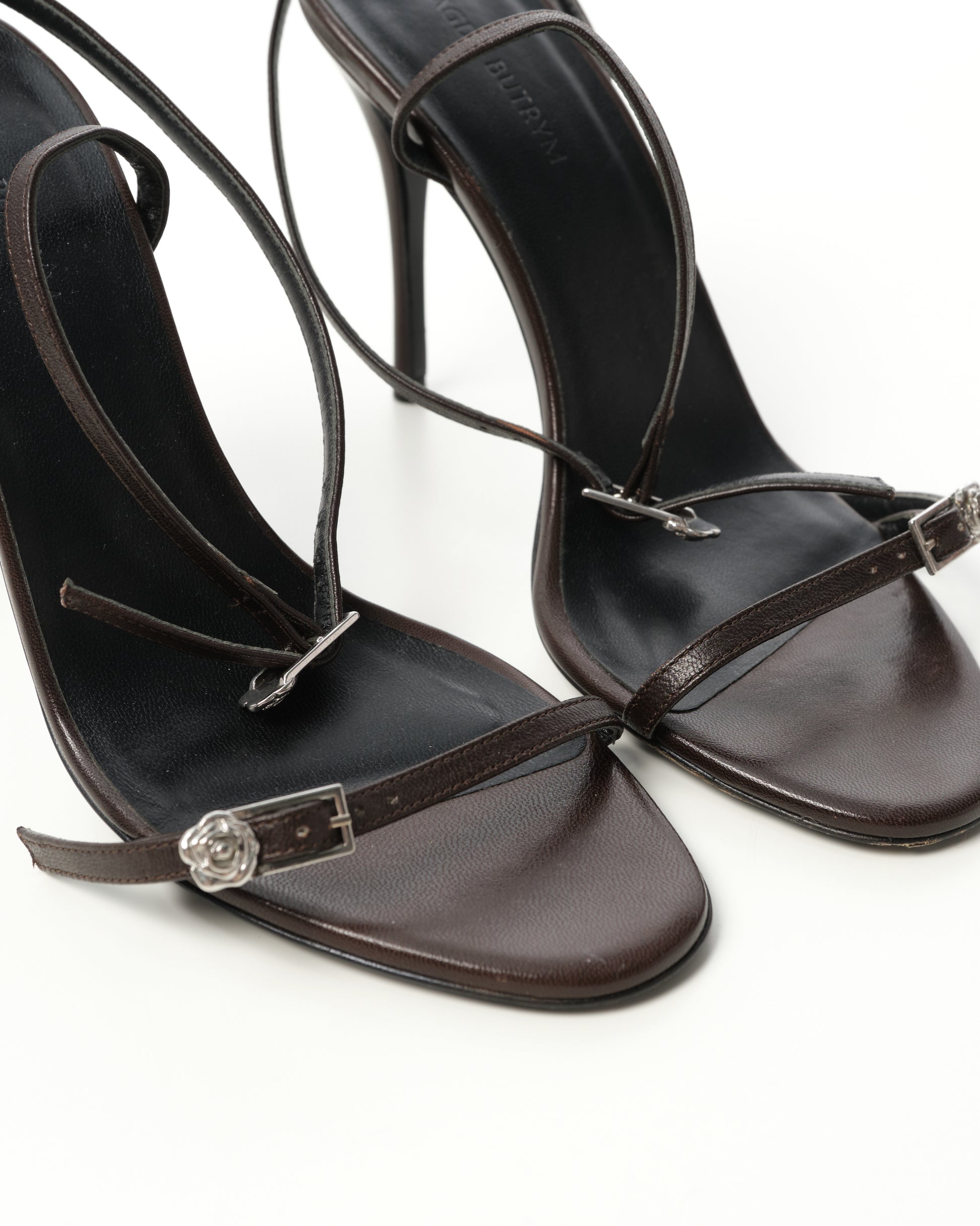 Buckled Leather Sandals