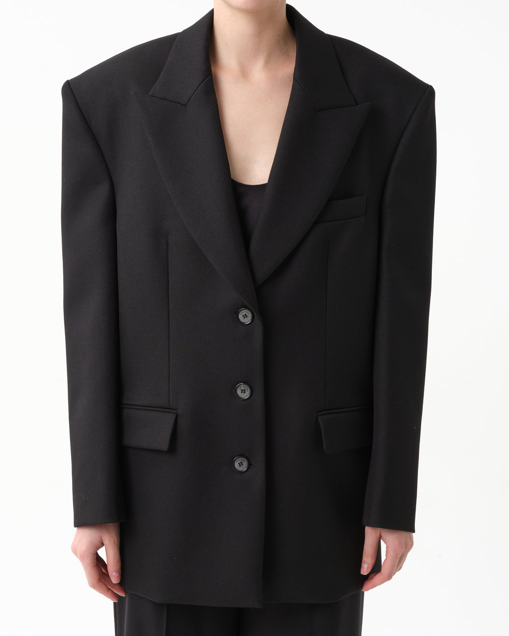 Classic Oversized Blazer in Wool