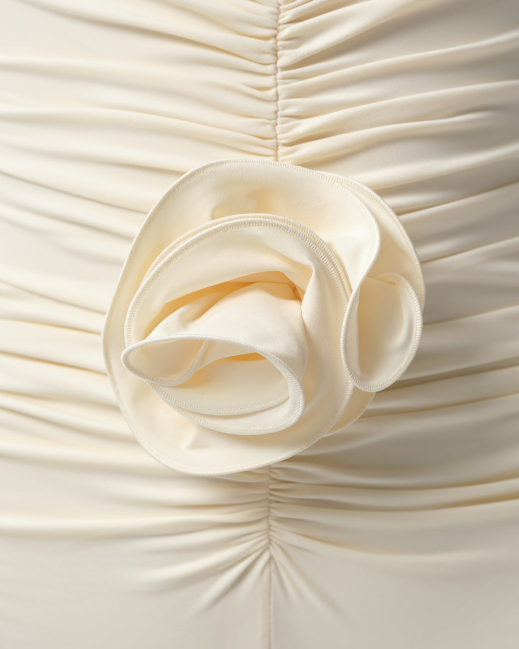 Ruched Flower Swimsuit