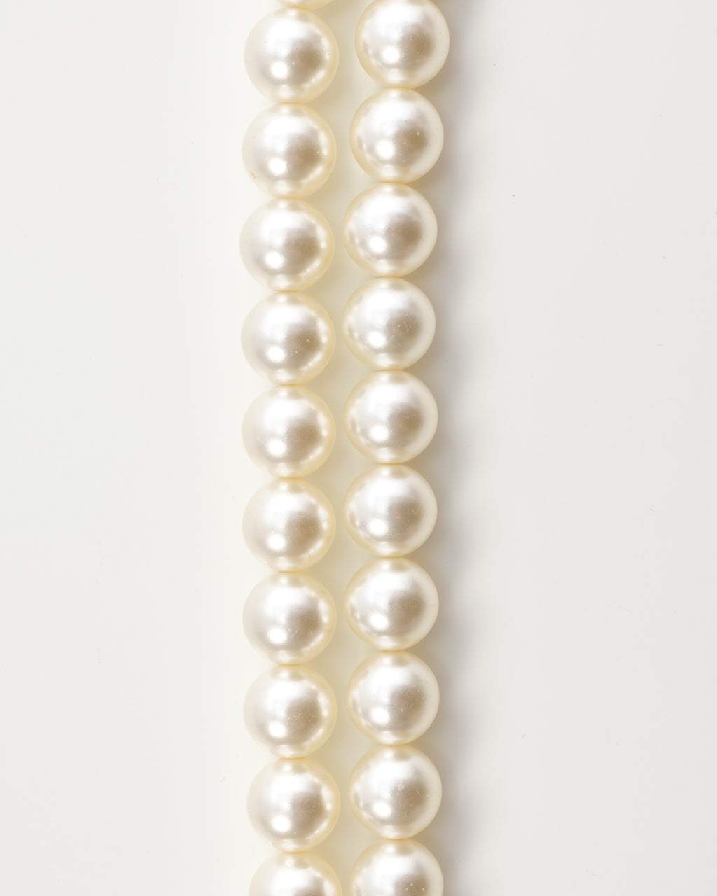Pearl and Crystal Logo Necklace
