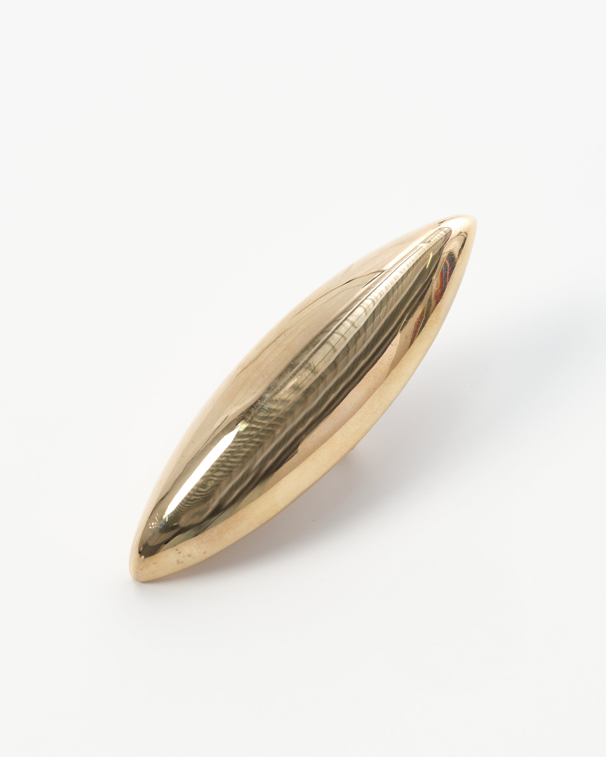 Gold-Tone Logo Adjustable Ring