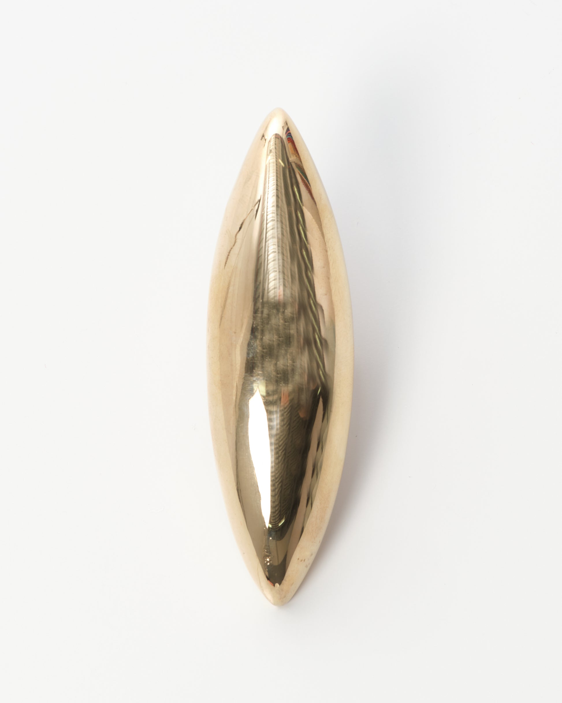 Gold-Tone Logo Adjustable Ring
