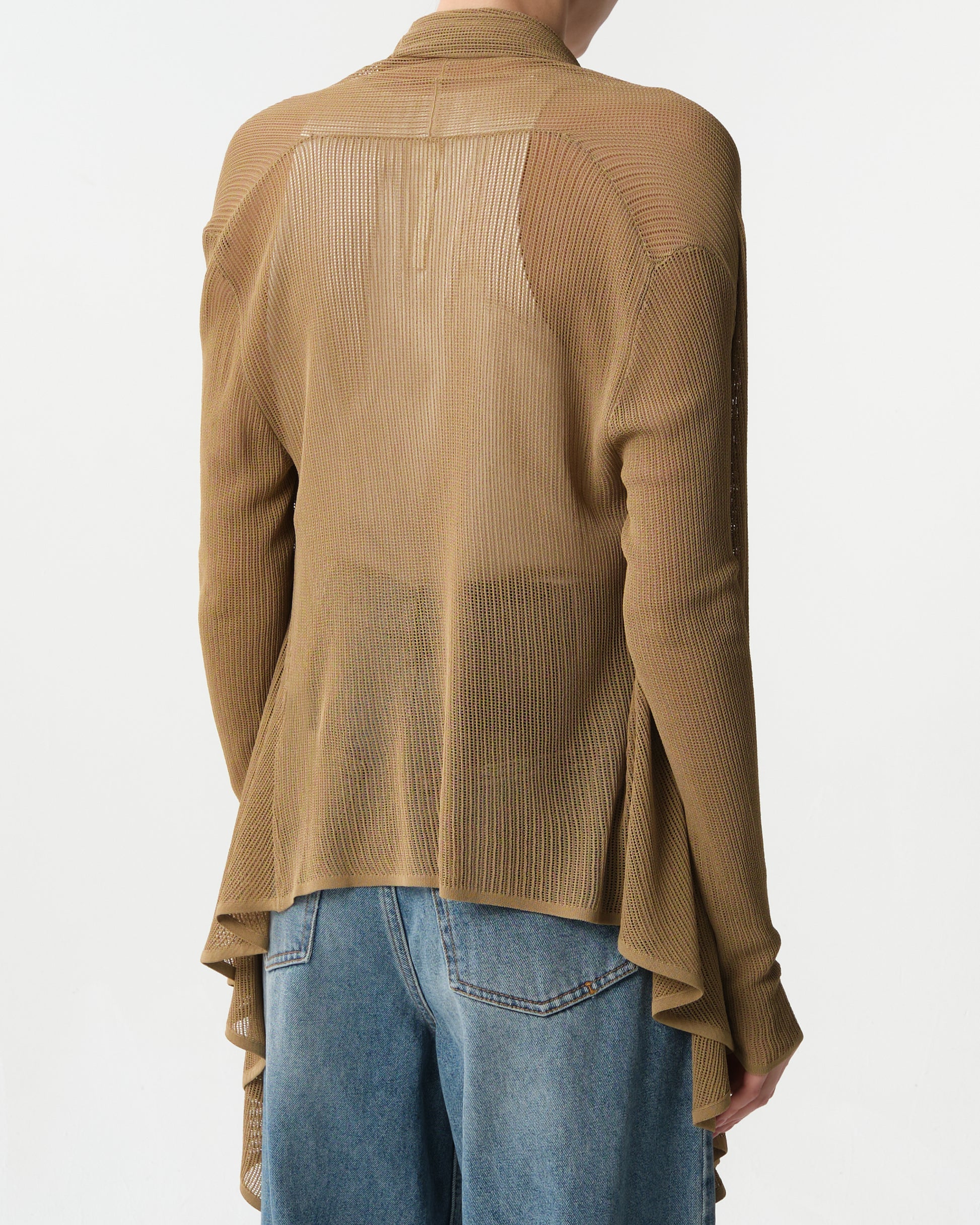 Beige Viscose Cardigan