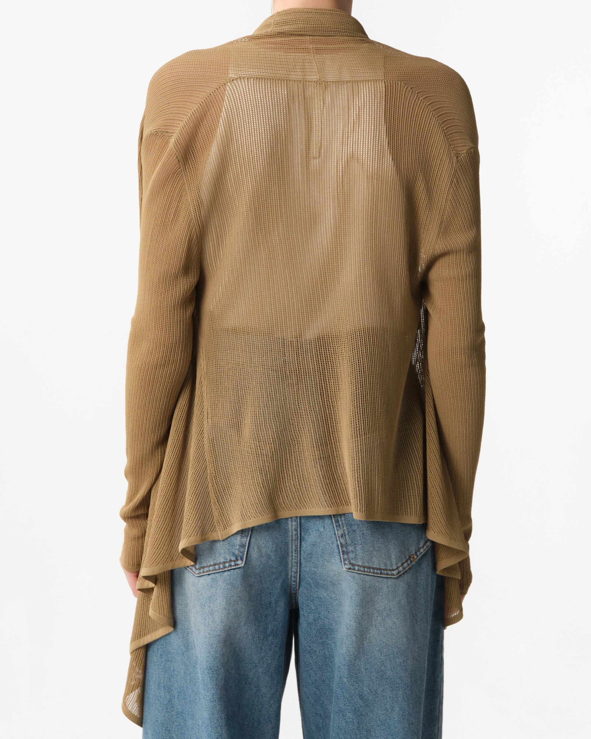 Beige Viscose Cardigan