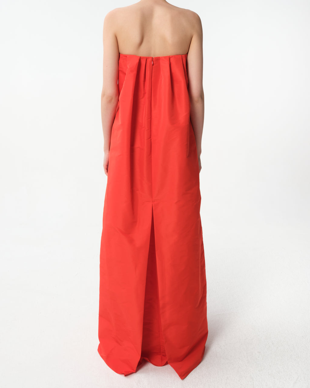 Draped Bustier Maxi Dress