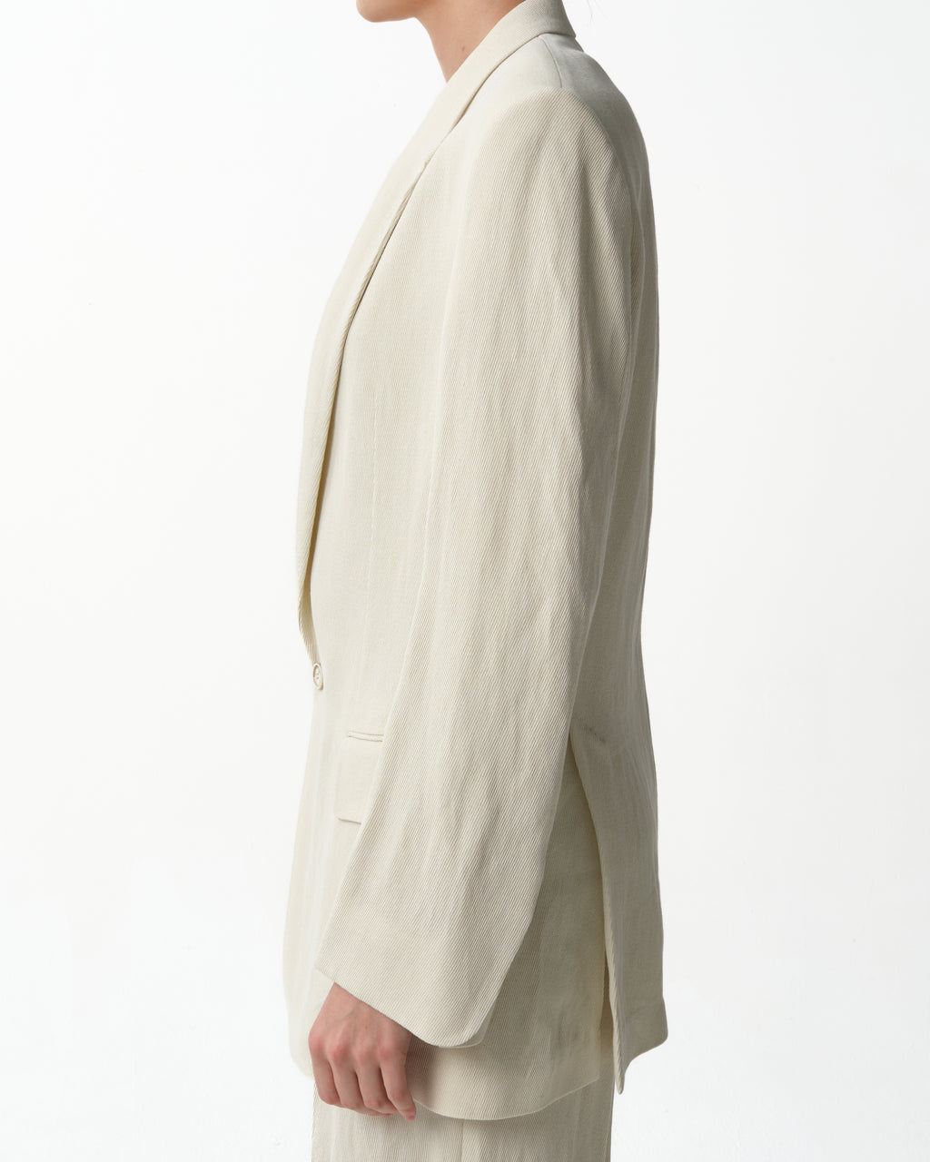Adjustable Single-Breasted Tailored Jacket