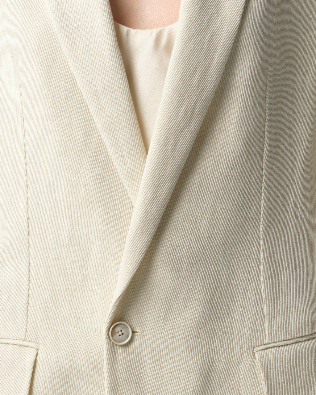 Adjustable Single-Breasted Tailored Jacket