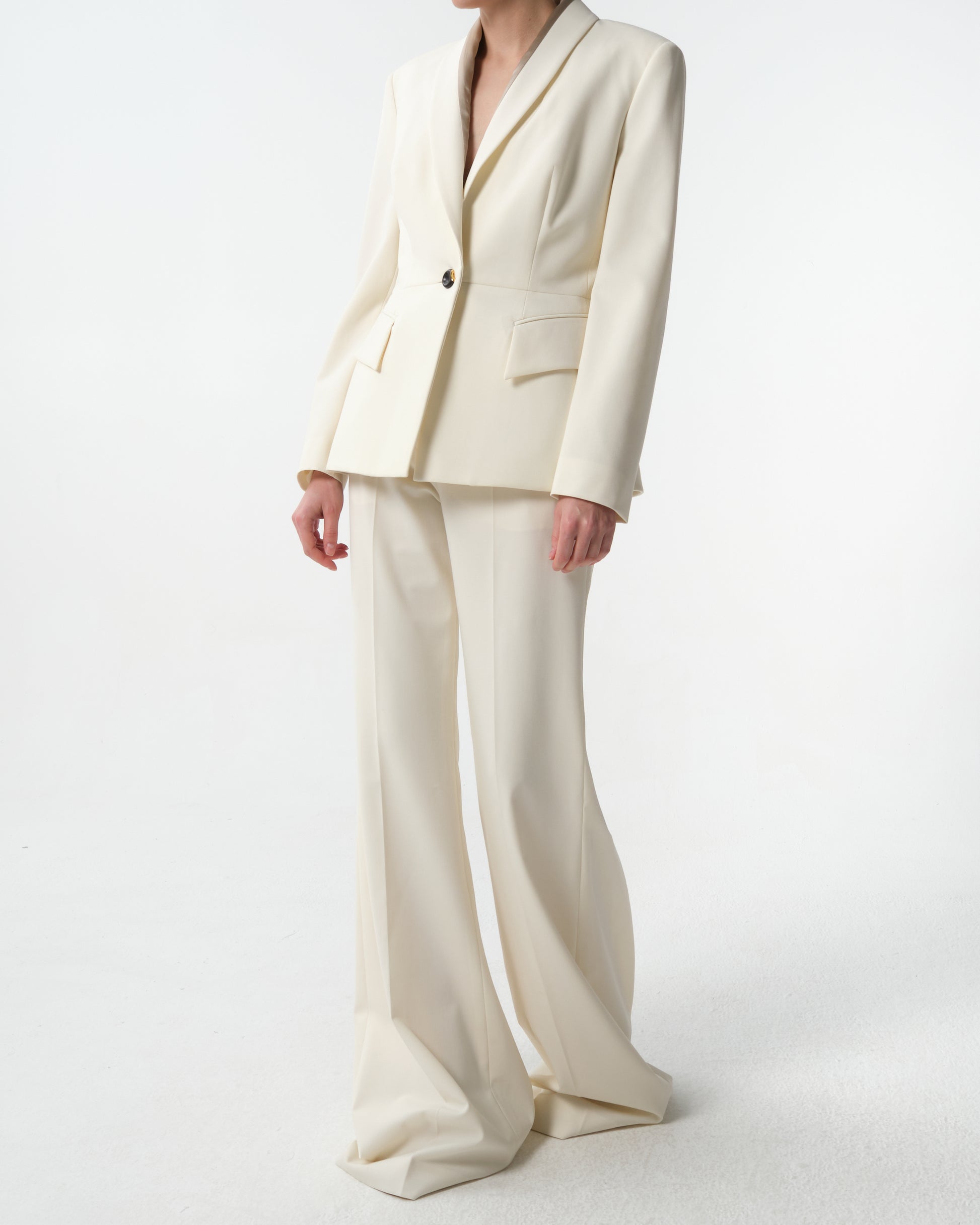 Shawl Collar Wool Jacket
