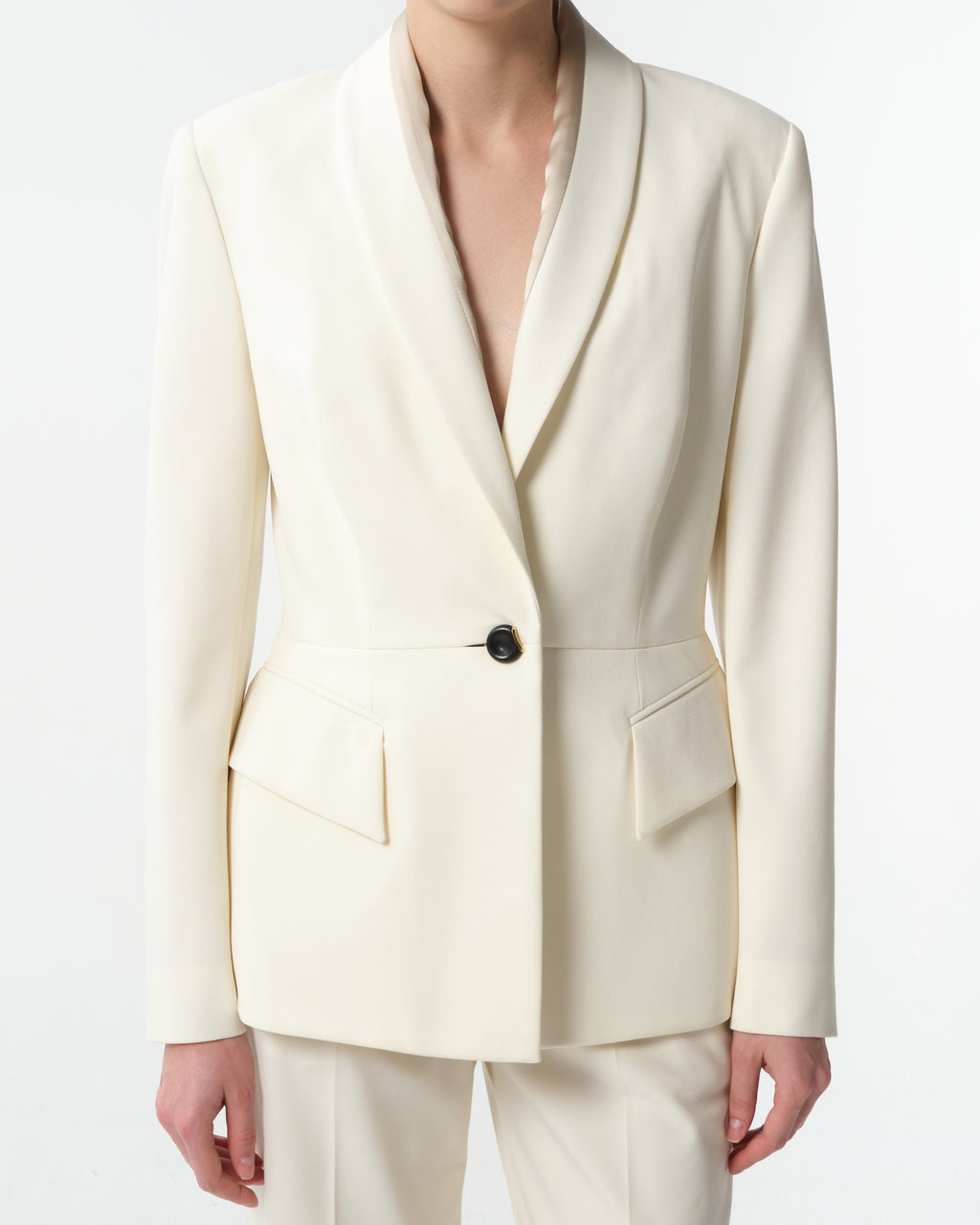 Shawl Collar Wool Jacket