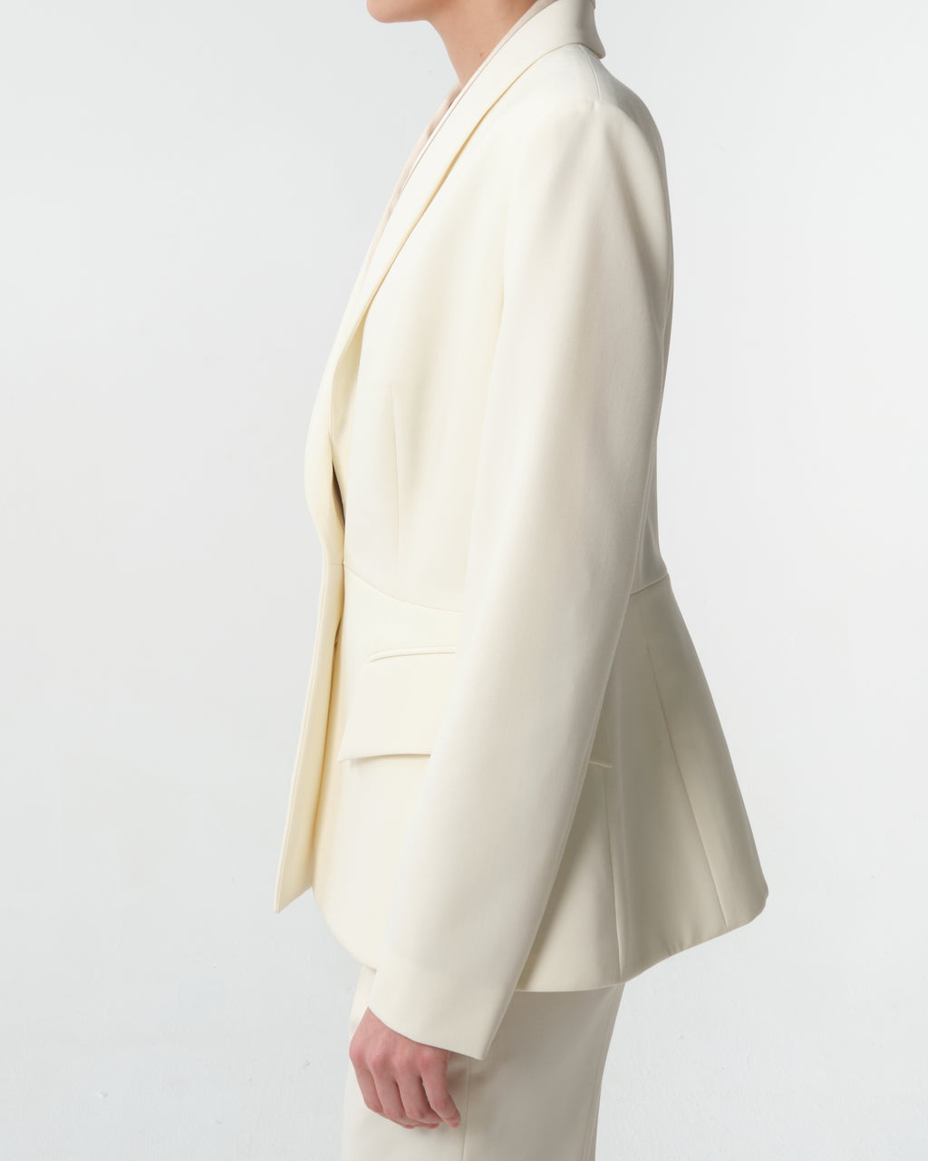 Shawl Collar Wool Jacket