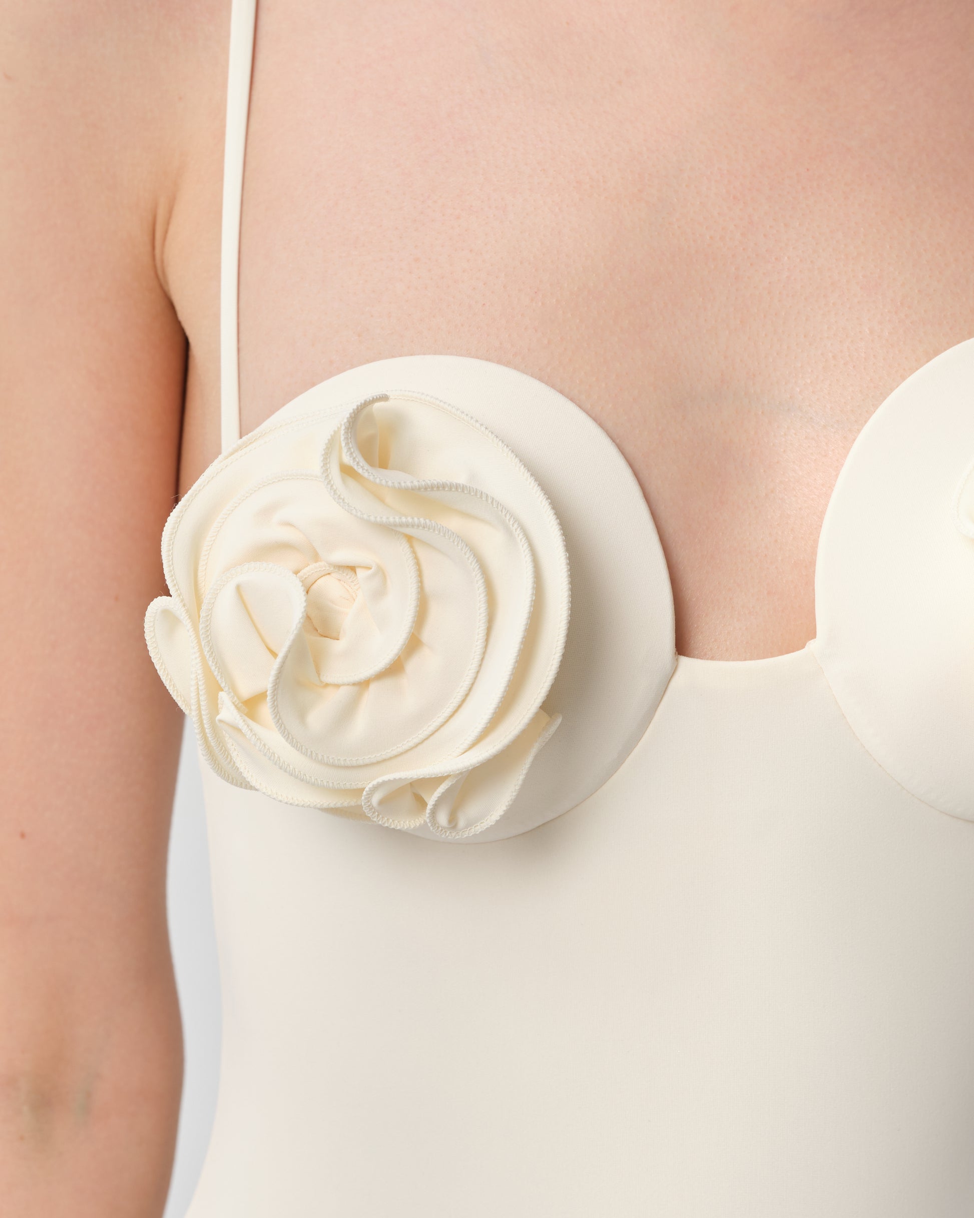 Floral-Appliqué Swimsuit