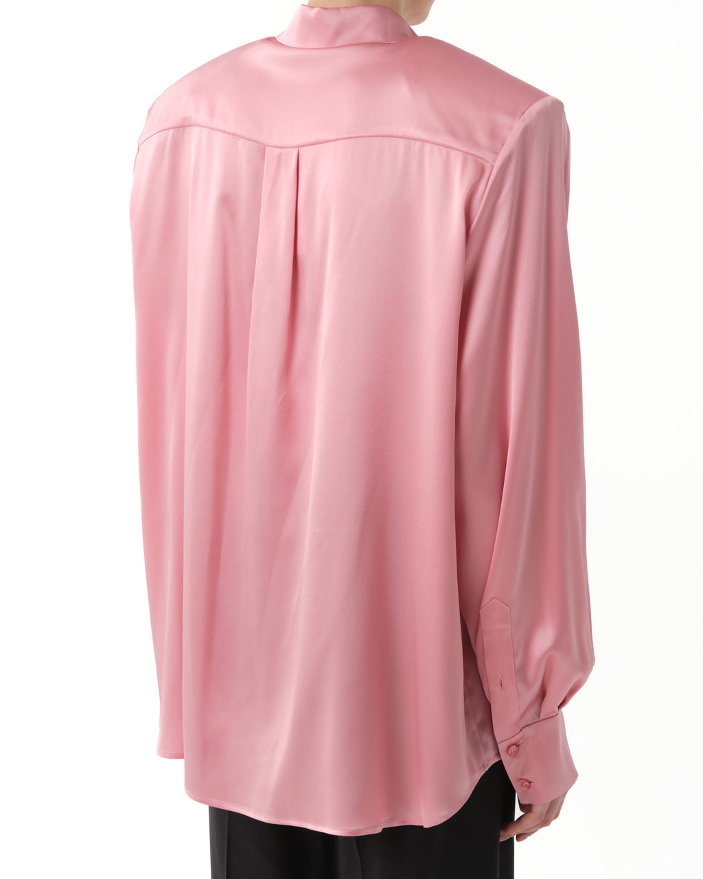 Long-Sleeve Silk Shirt