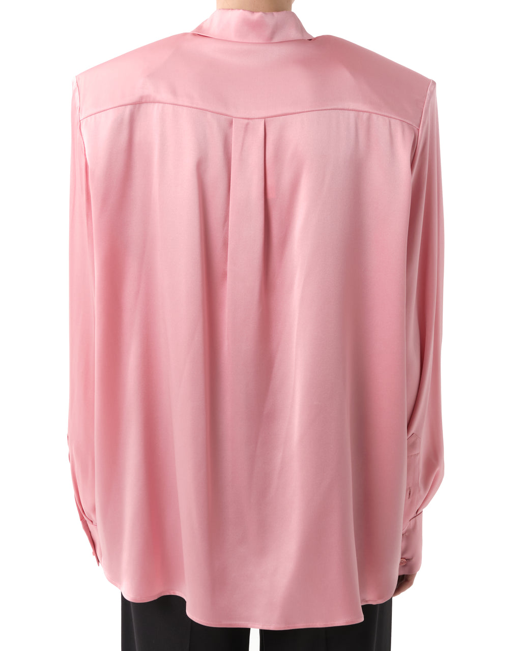 Long-Sleeve Silk Shirt