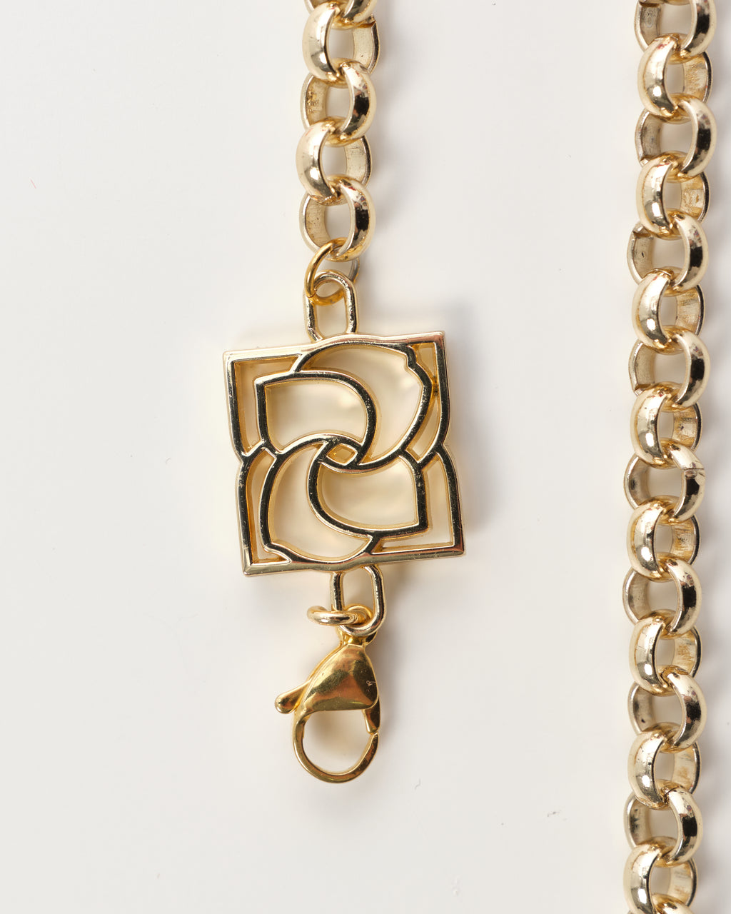 Crochet Floral-Appliqué Necklace