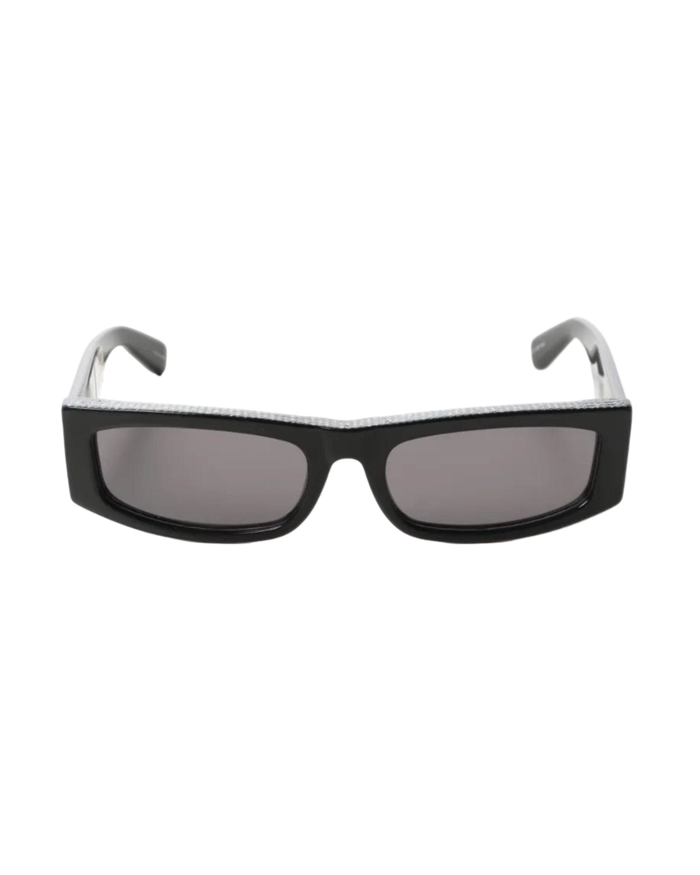 Rectangular Sunglasses With Crystals