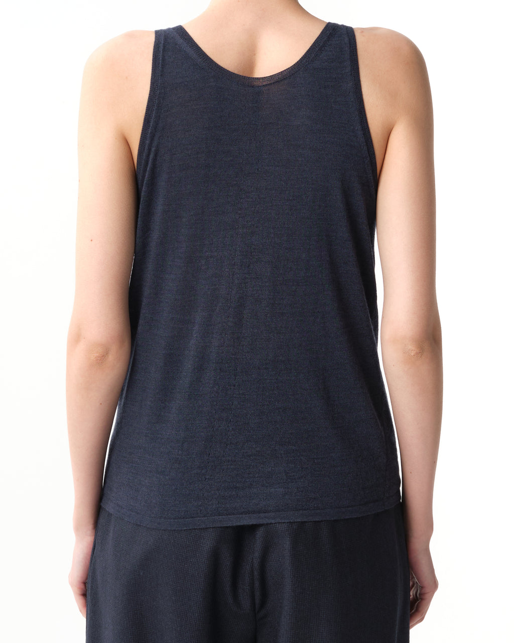 Wool Scoop-Neck Top