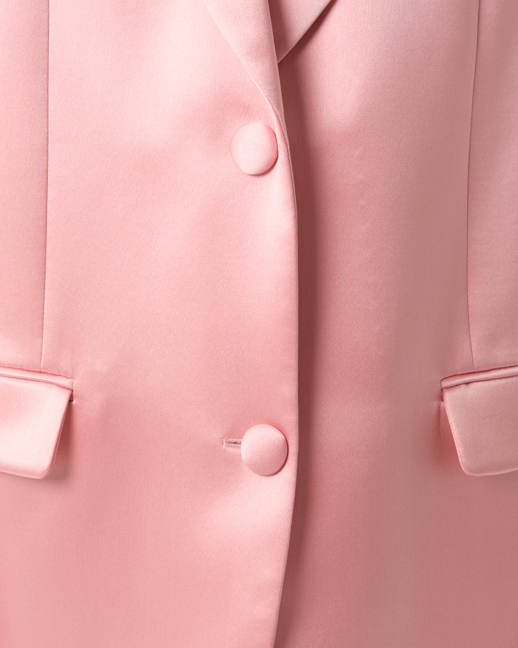 Single-Breasted Silk Blazer
