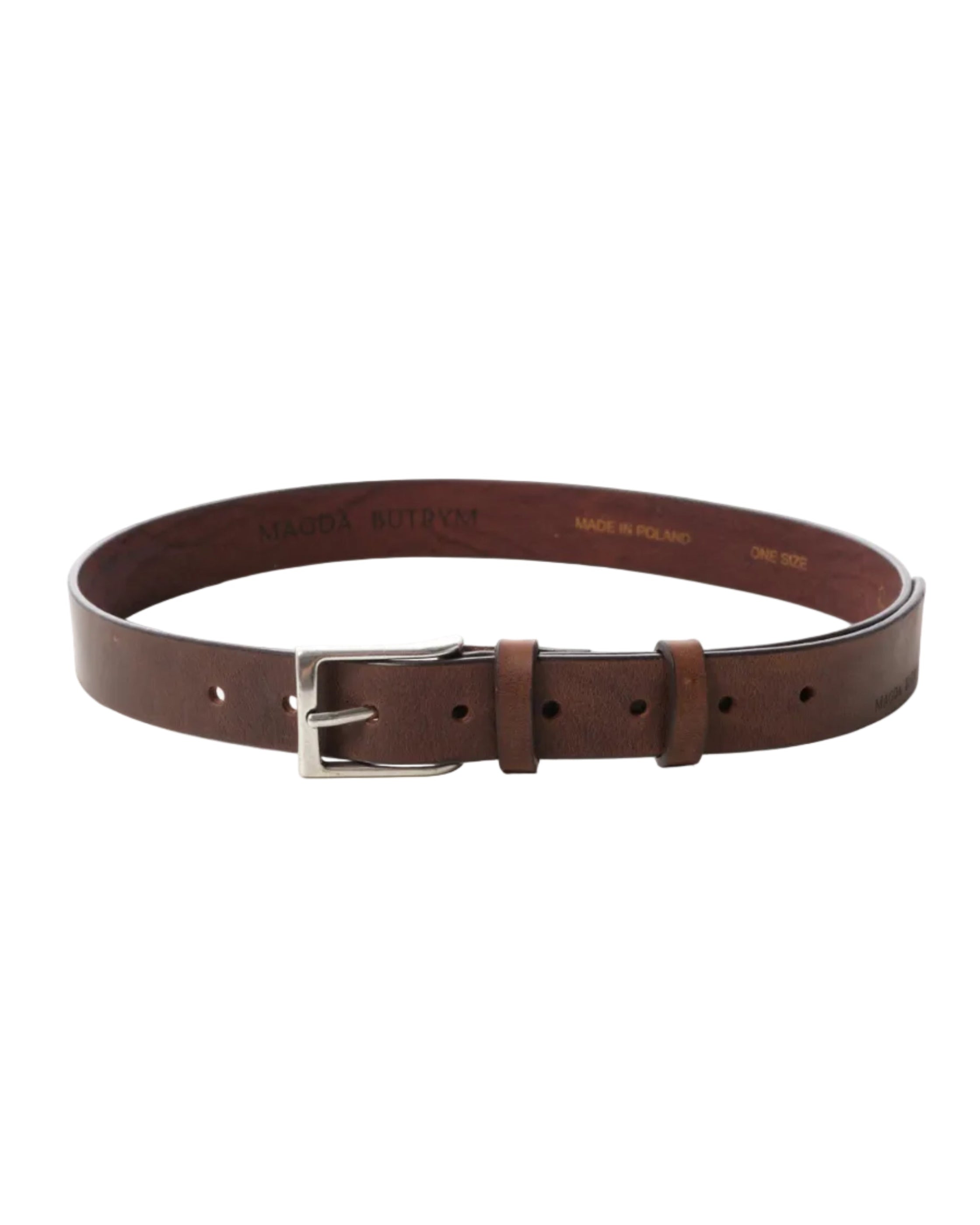 Classic Matte Leather Belt