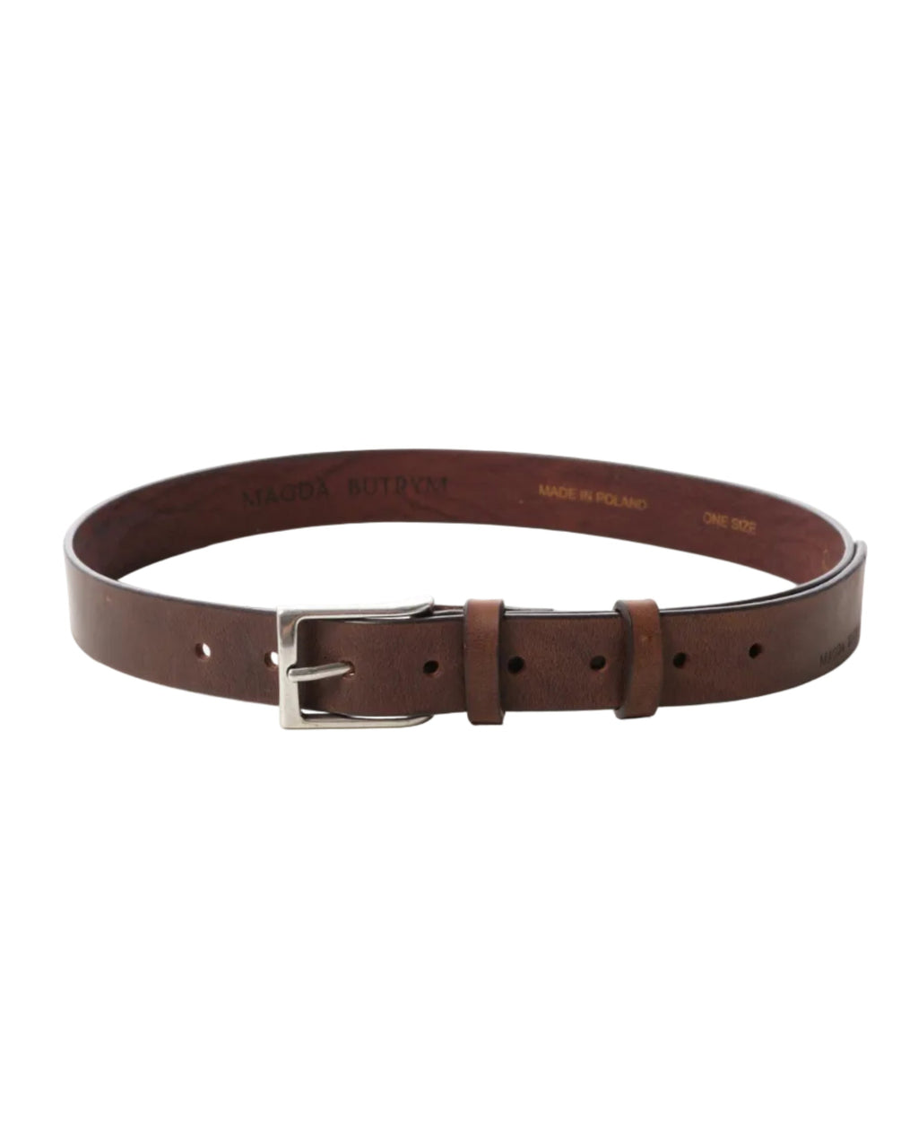 Classic Matte Leather Belt