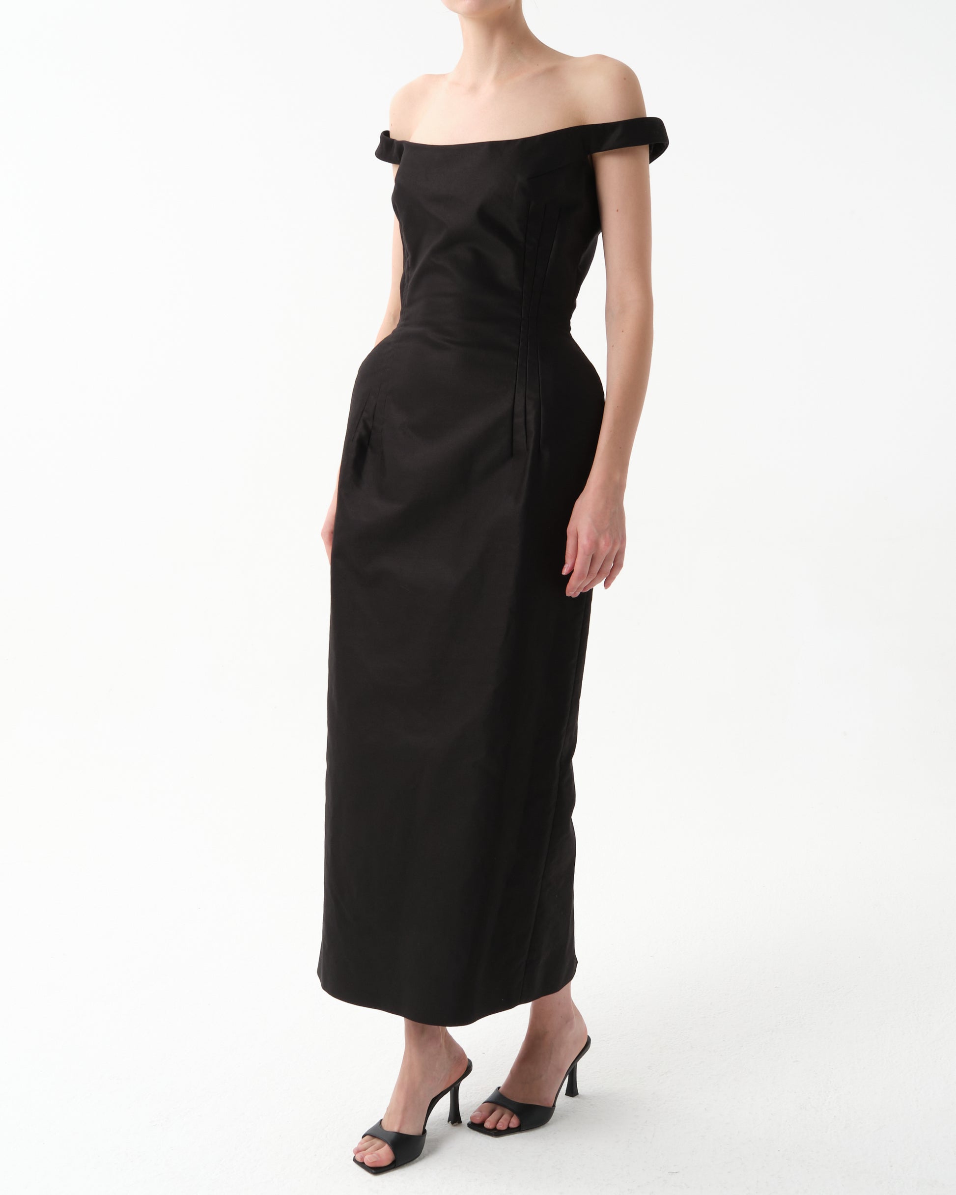 Off-Shoulder Bustier Dress