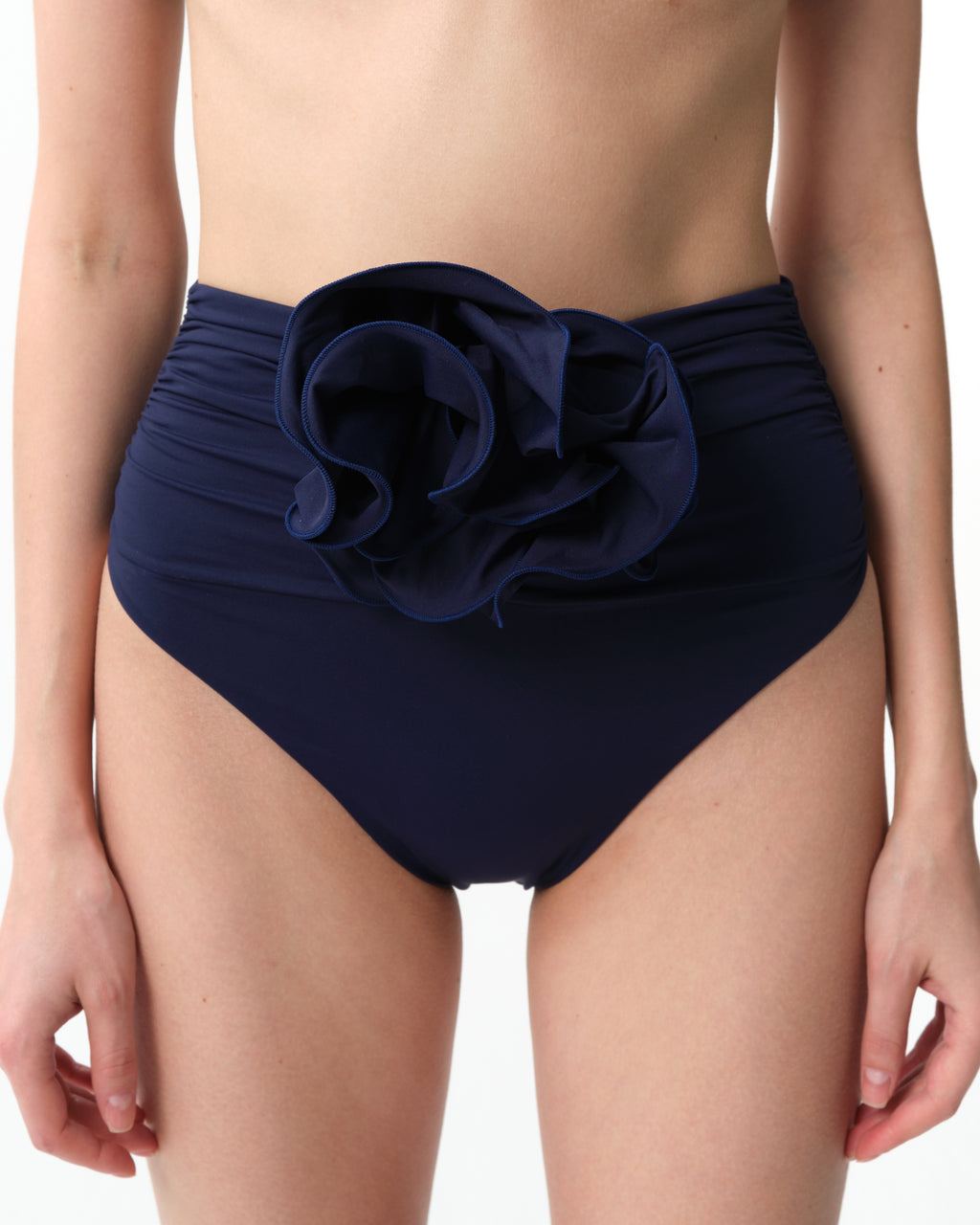 Flower Appliqué Bikini Briefs