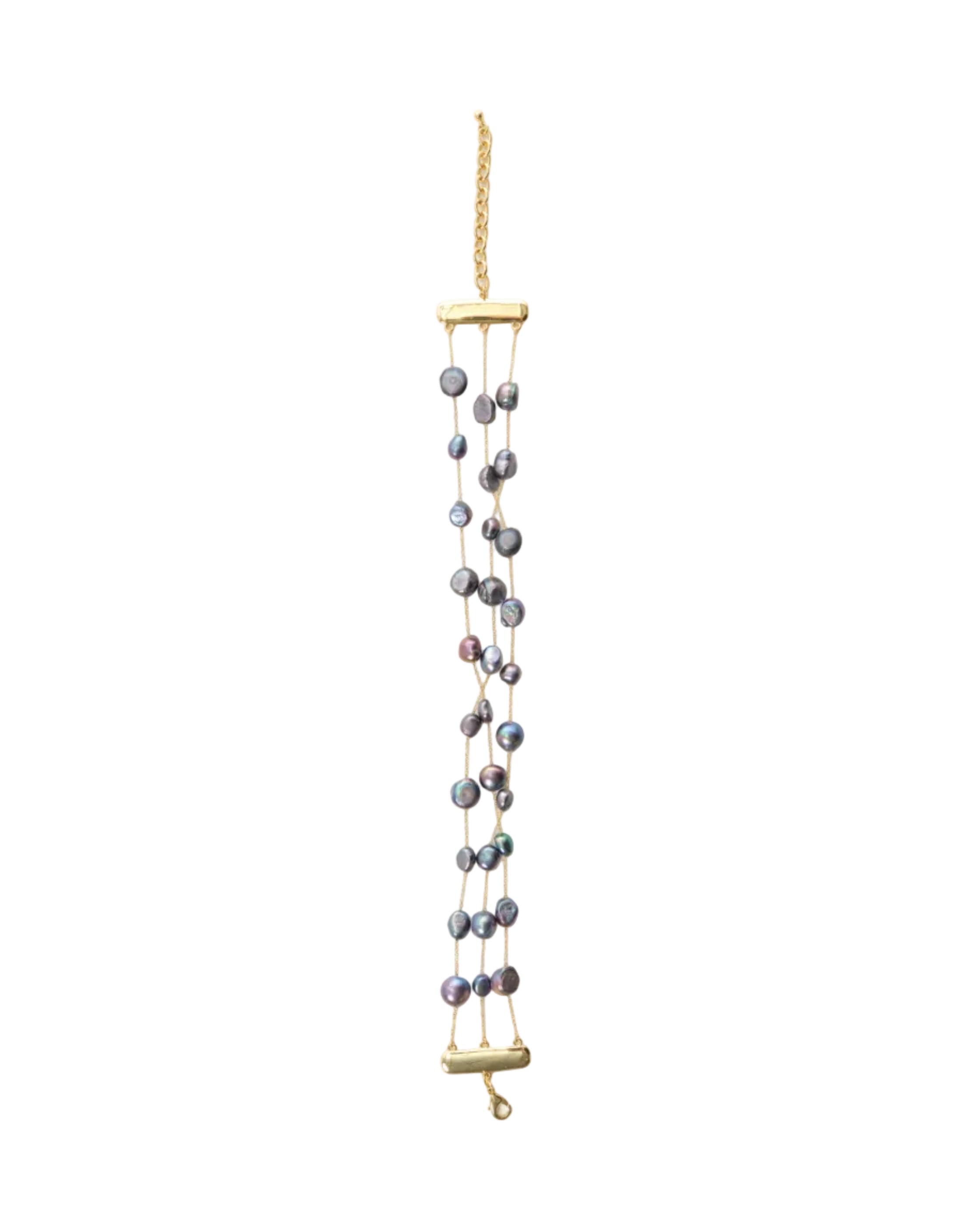 Iridescent Pearl Choker