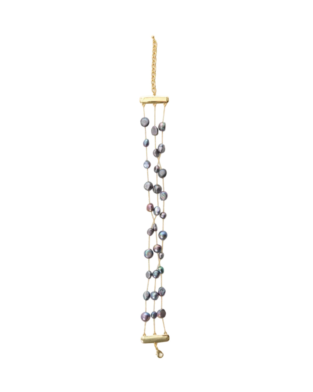 Iridescent Pearl Choker