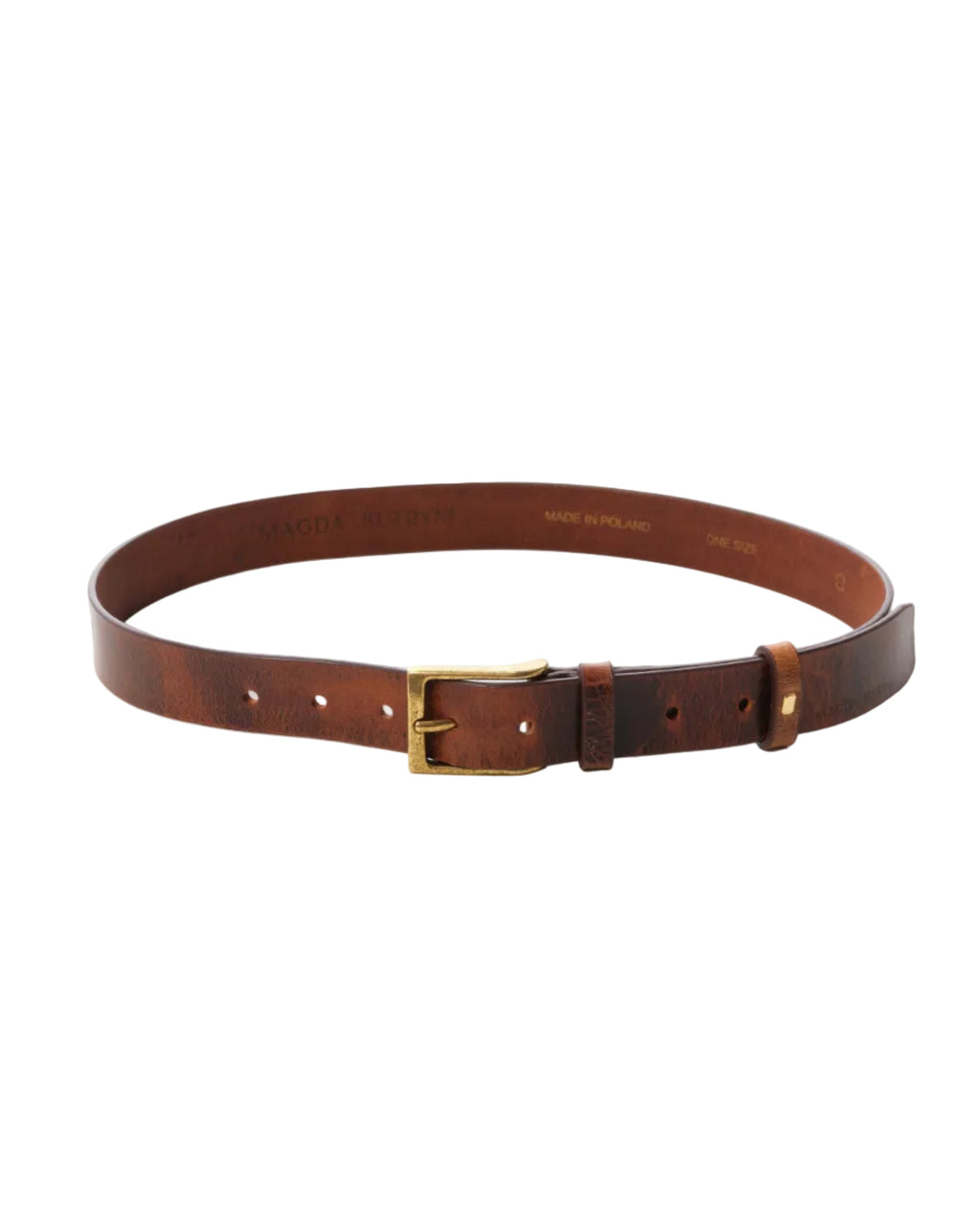 Classic Matte Leather Belt
