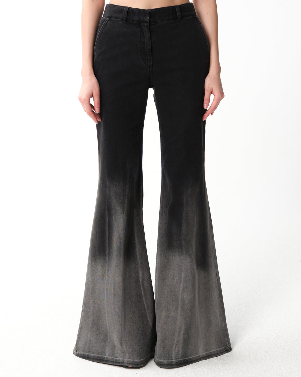 Ombré Flared Jeans