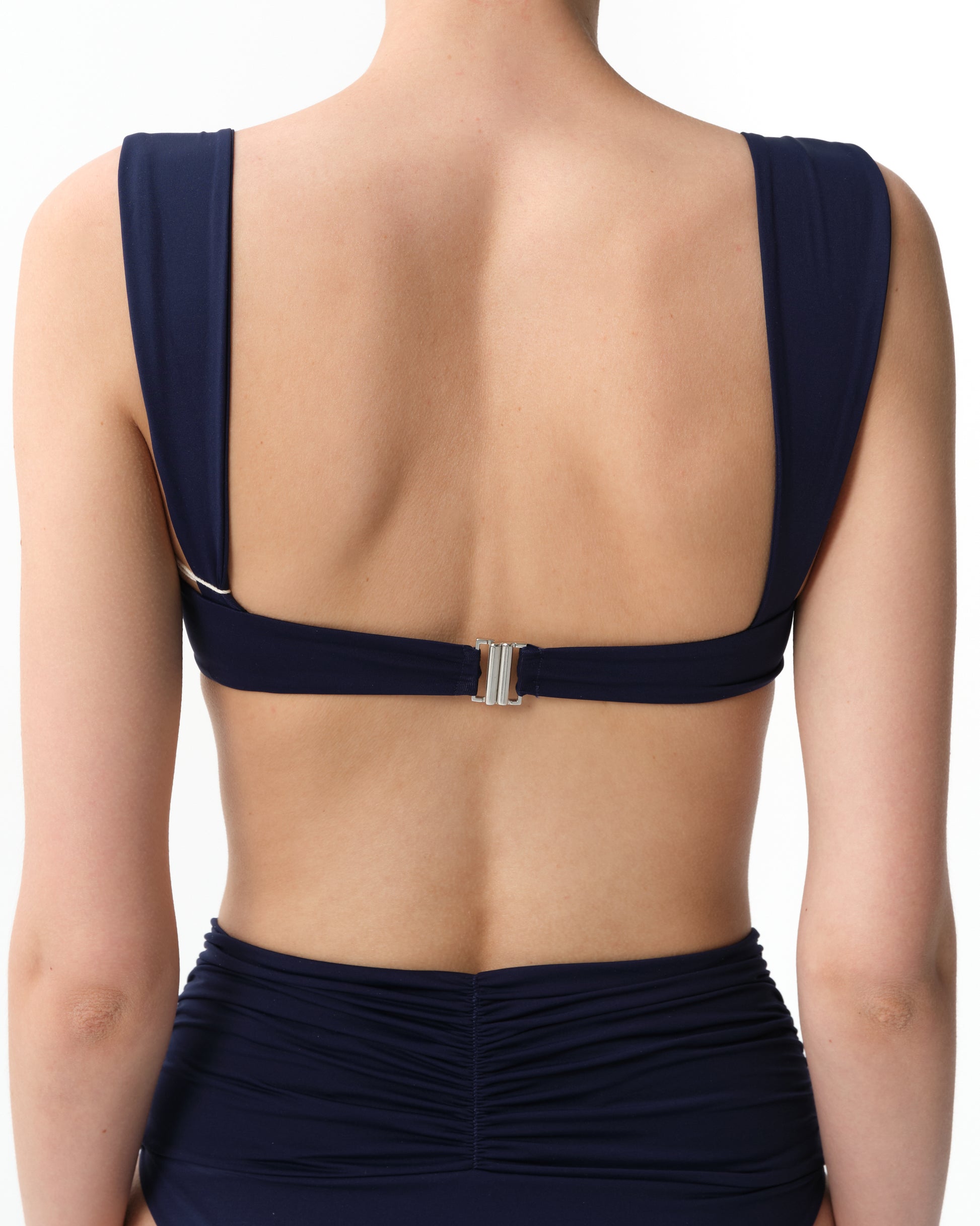 Retro Bustier Bikini Top