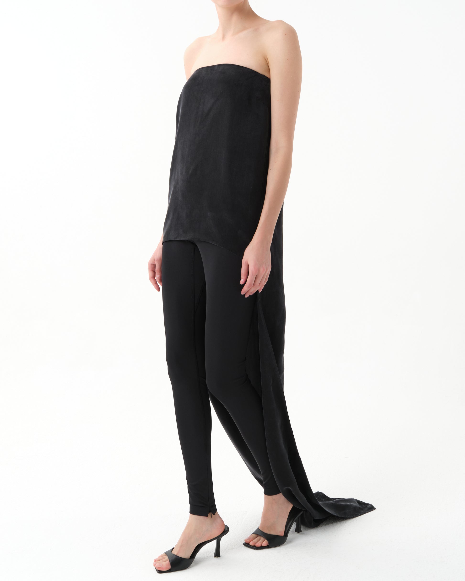 Long Train Silk Top