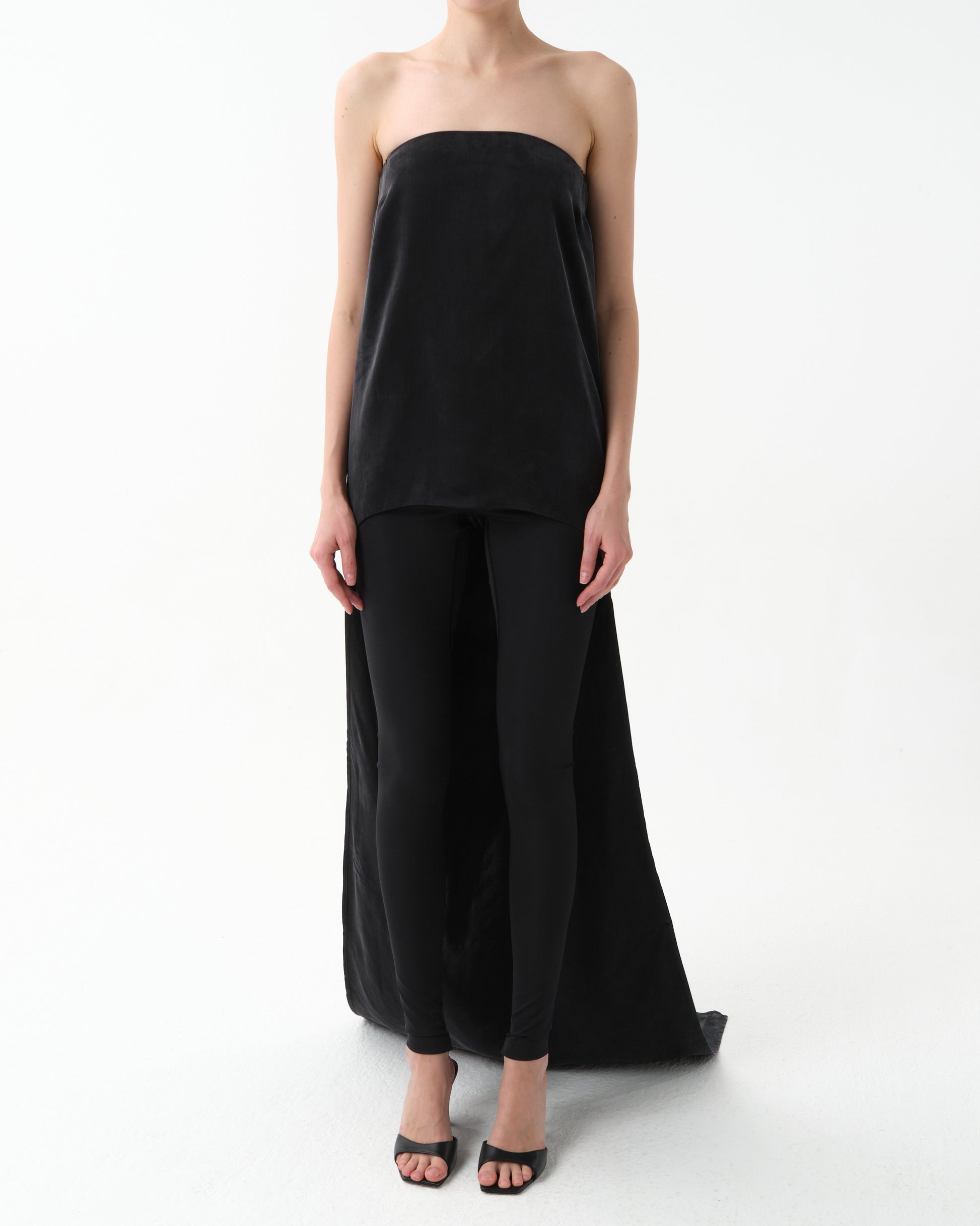 Long Train Silk Top