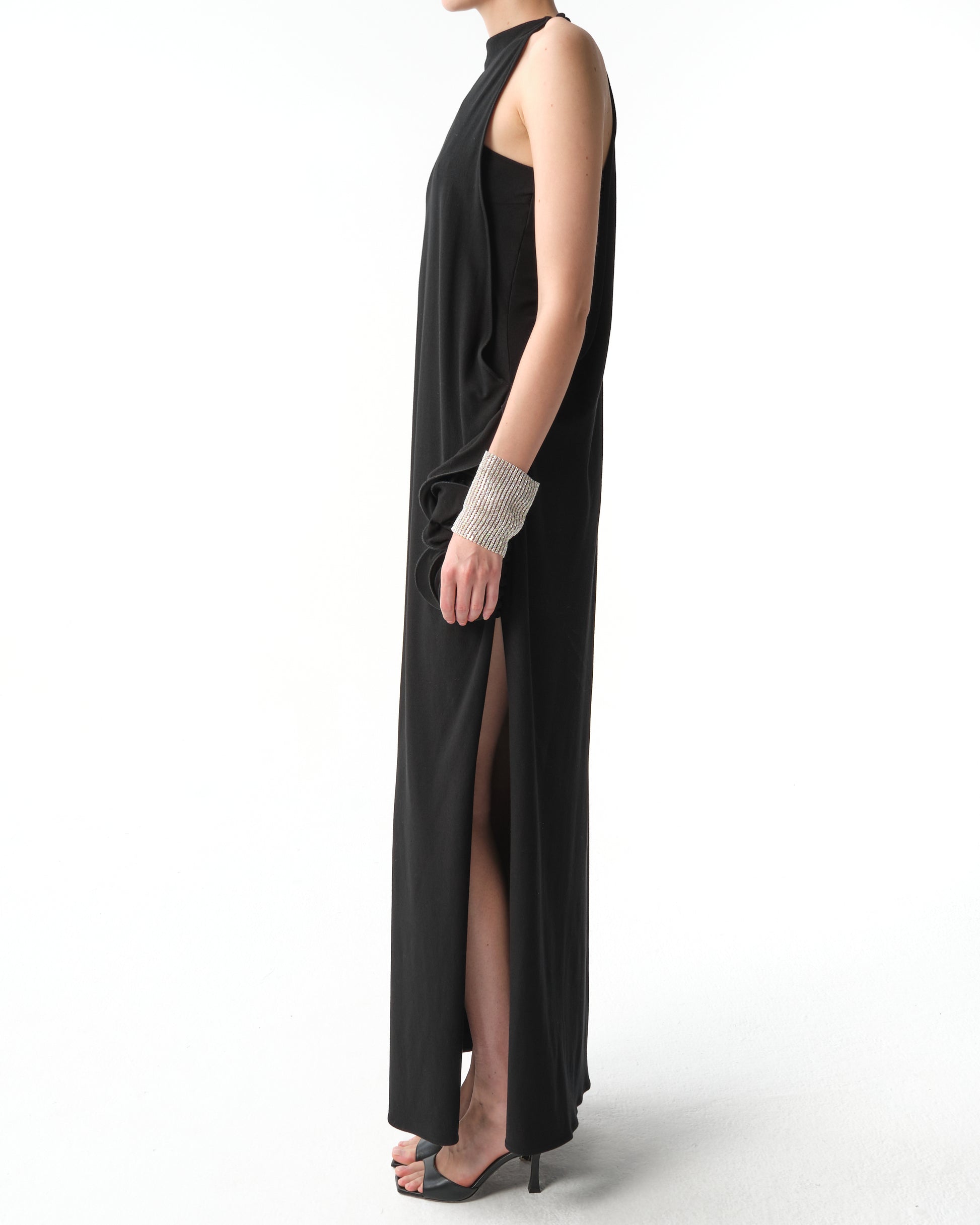 One-Shoulder Ruffle Detail Dress