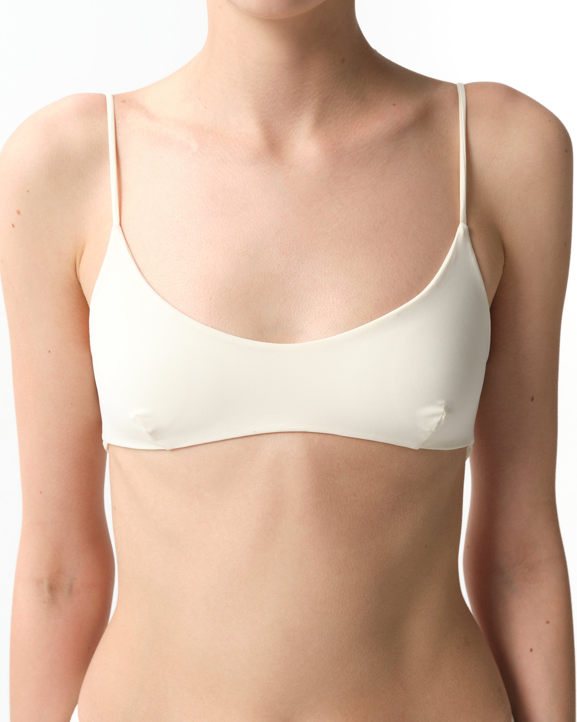 Minimalist Scoop-Neck Swim Bralette