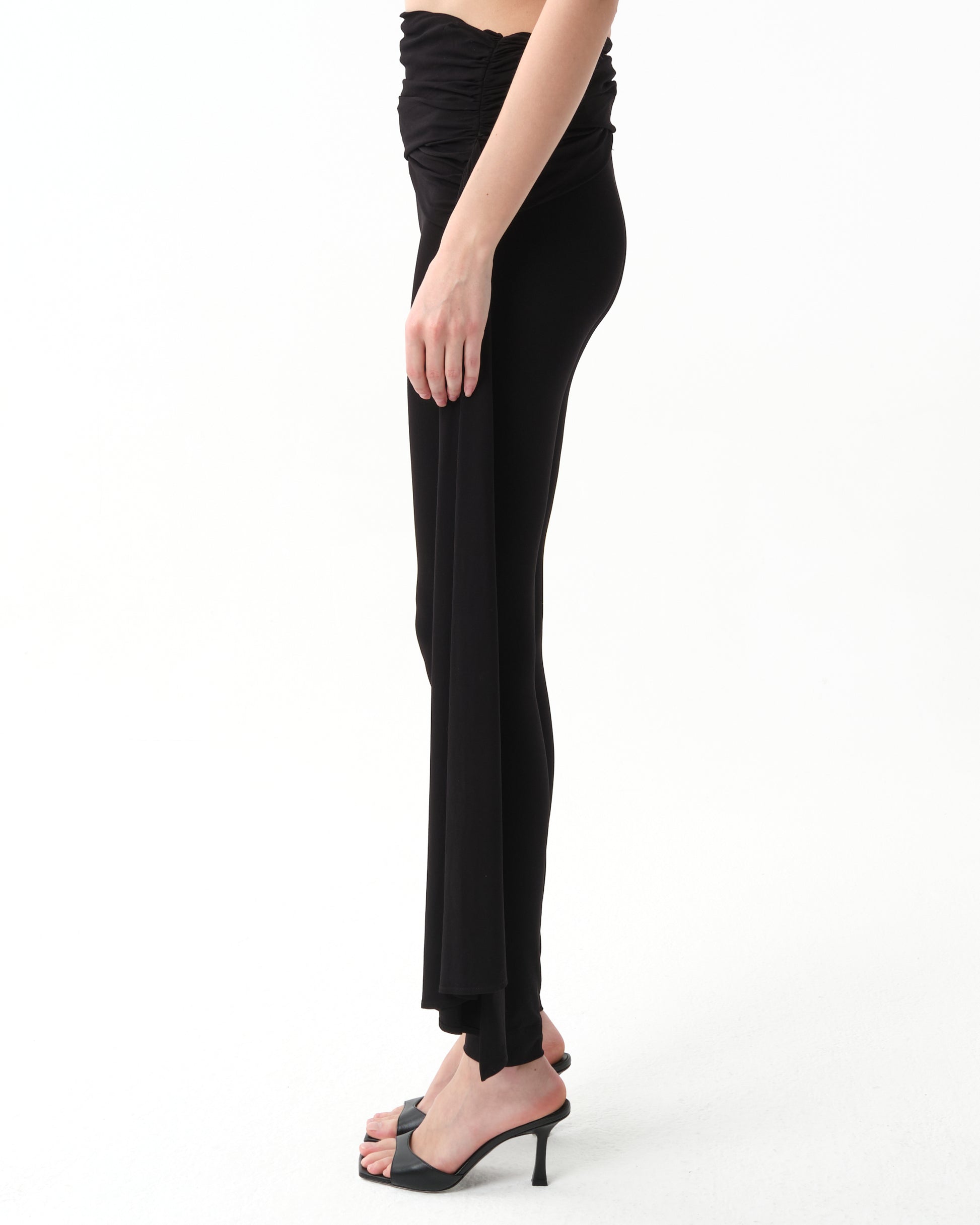 Sash-Detail Leggings