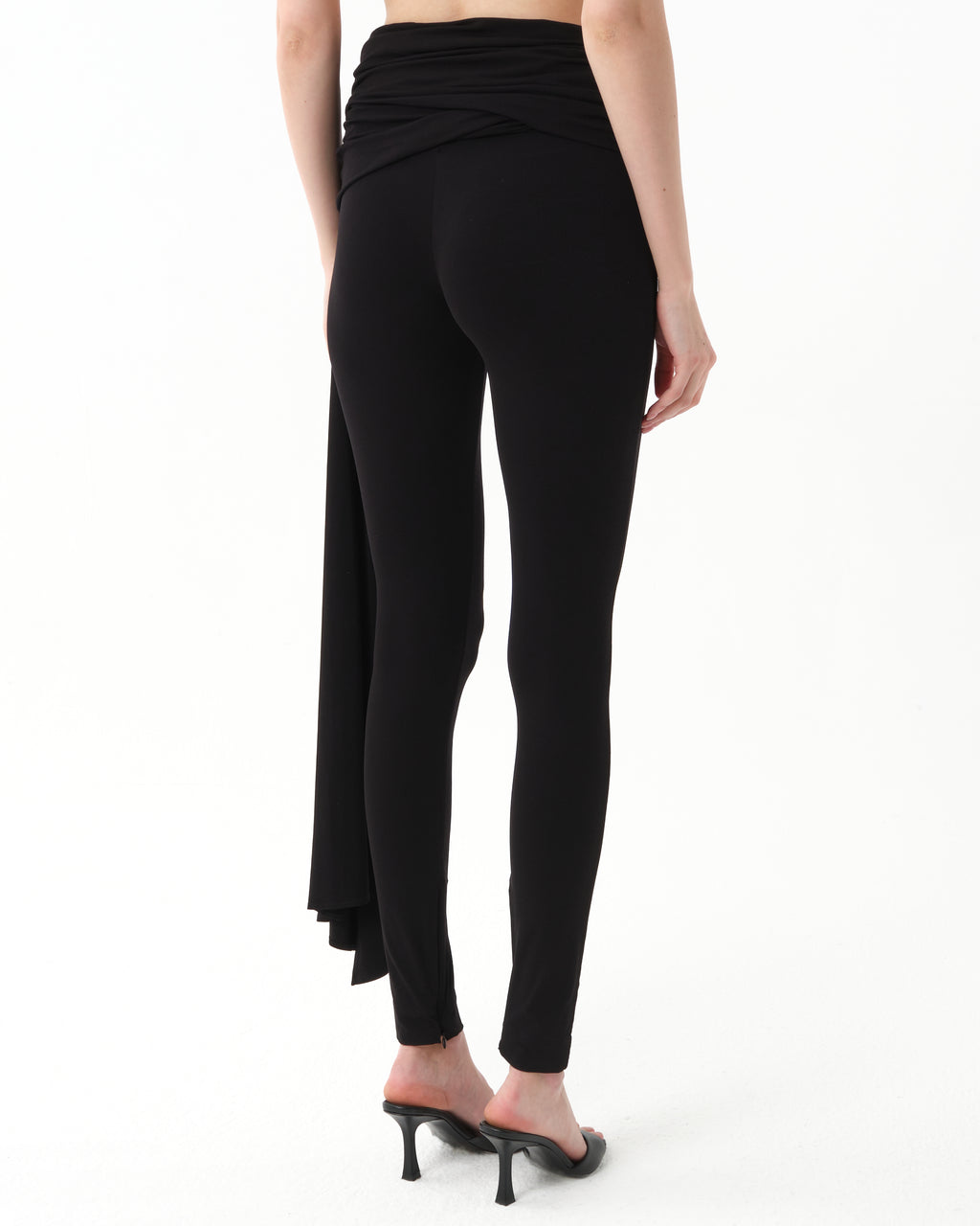 Sash-Detail Leggings