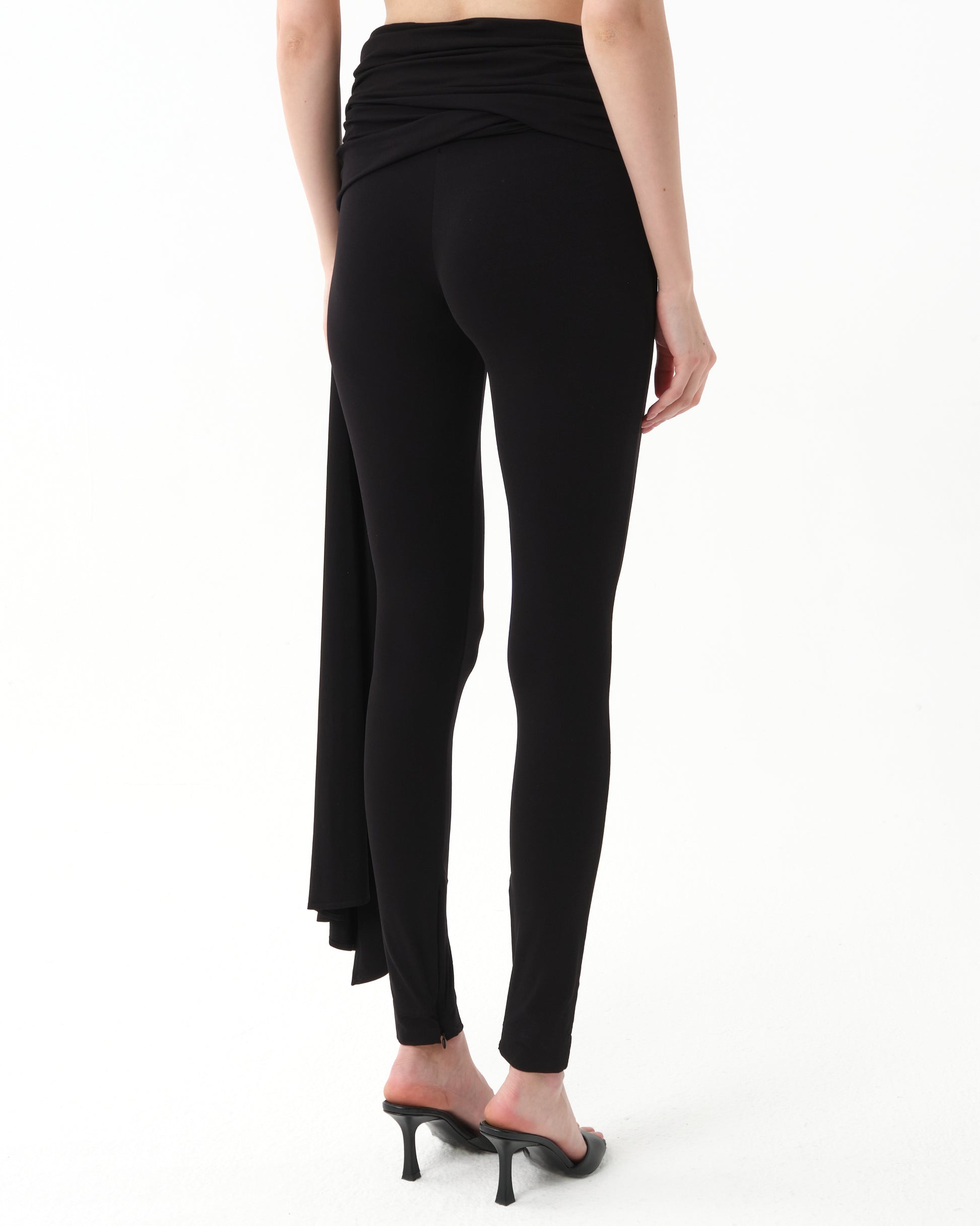 Sash-Detail Leggings